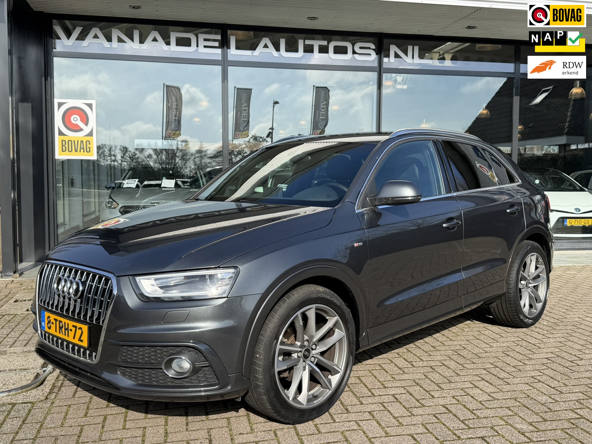 Audi Q3 1.4 TFSI S-Line Aut. Key-Less Clima Cruise Trekhaak NL-Auto NAP Dealer onderhouden!