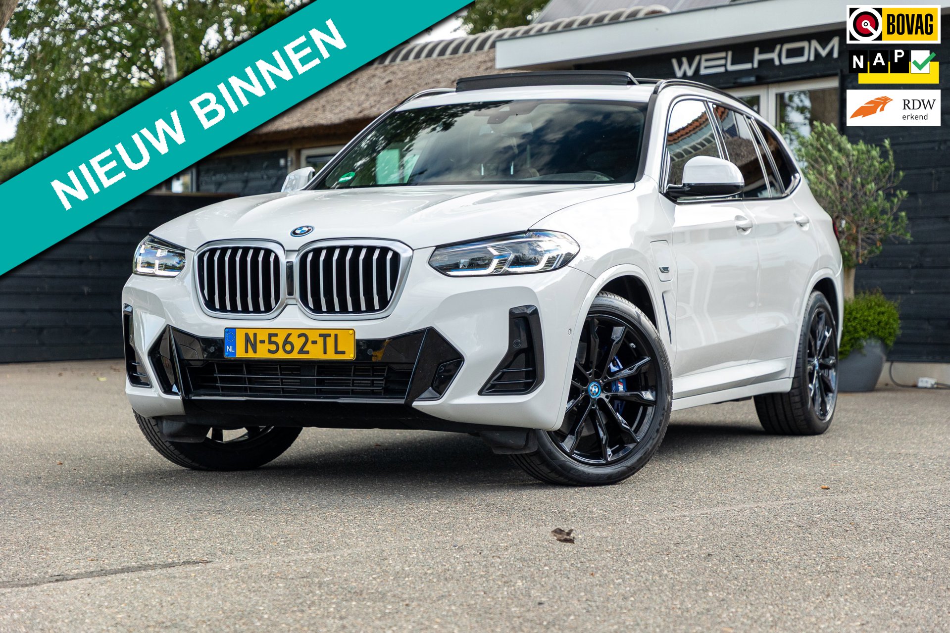 BMW X3 XDrive30e M-Sport Soh 92% I Alpinweiss I Panoramadak I Laser Led I HiFi I NL Auto I NAP I CarPlay I Android