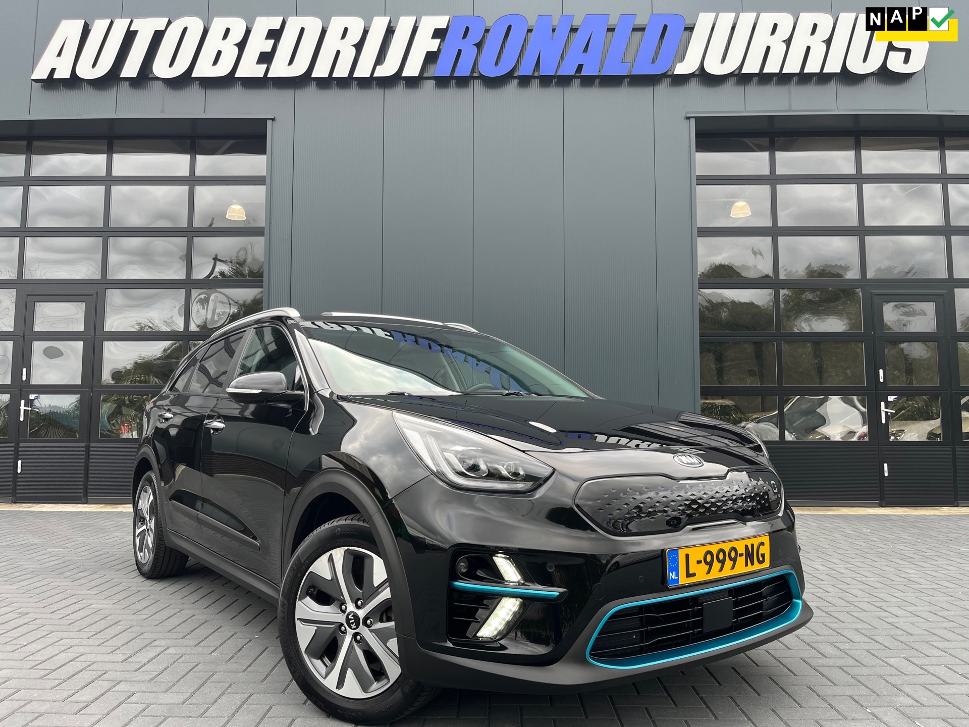 Kia E-Niro DynamicPlusLine 39 kWh NL.Auto/SOH100%/OpenDak/Camera/Stoelverw./Adaptive-Cruise/1Ste Eigenaar/Dealer Onderhouden