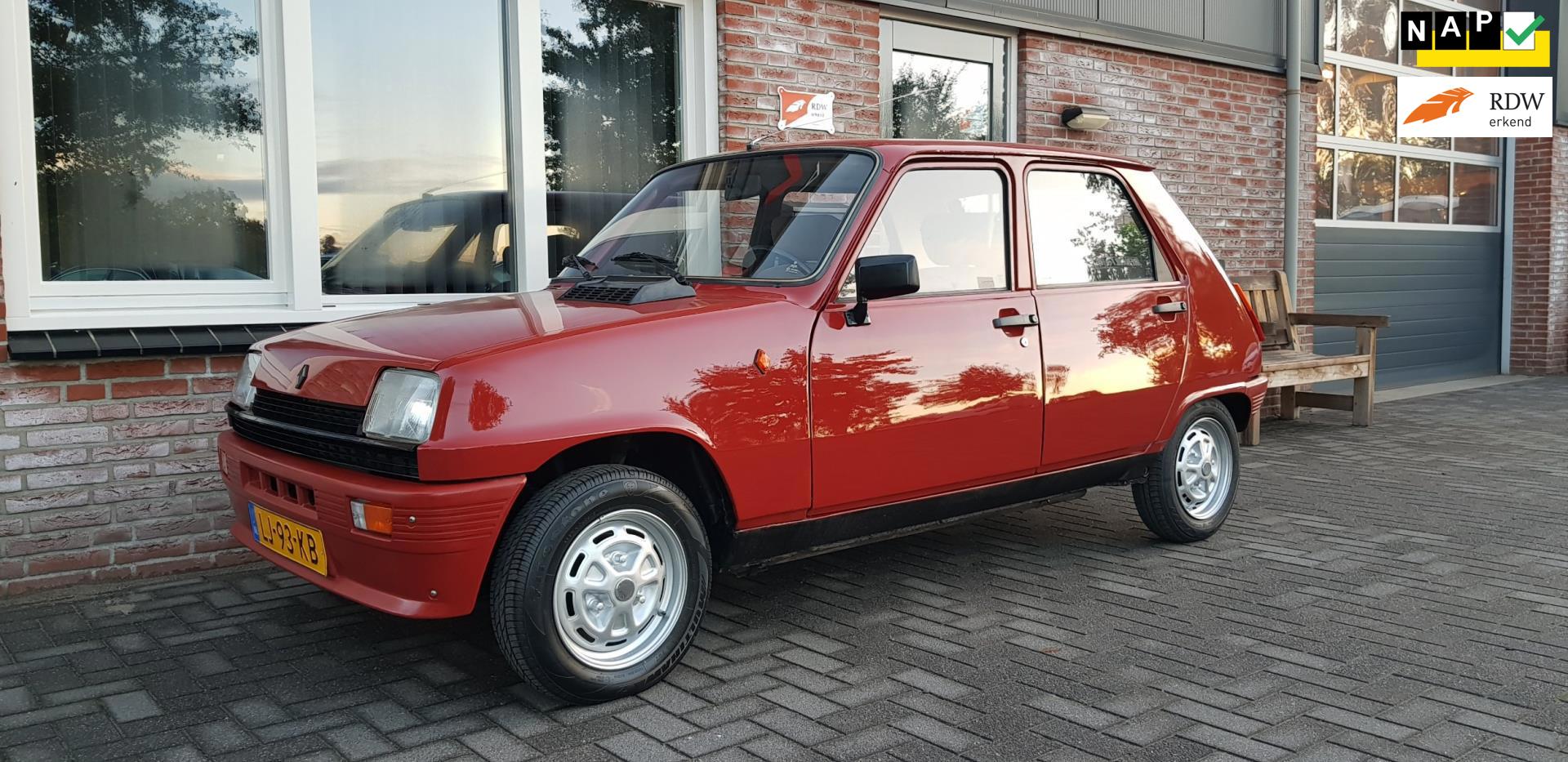 Renault 5 R 5 TL Unieke Auto! NAP! 5-Deurs! Nette Staat!
