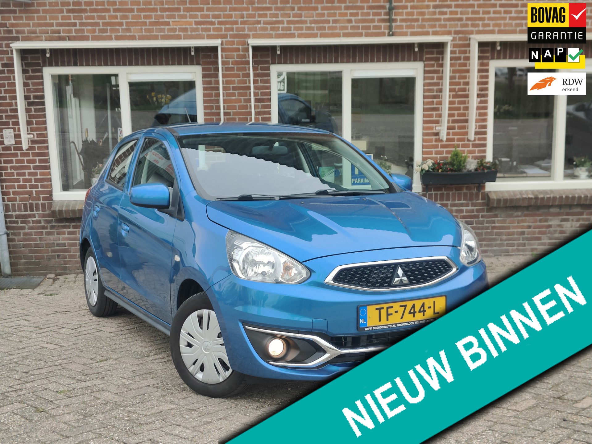 Mitsubishi Space Star 1.0 Cool+ Airco Trekhaak St. bekrachtiging - RIJKLAAR -