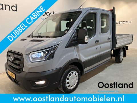 Ford Transit 2.0 TDCI L2H1 130 PK DC 6 pers. Trend Open Laadbak / Euro 6 / Airco / Cruise Control / Trekhaak / Camera / Xenon / 19.400 KM !!