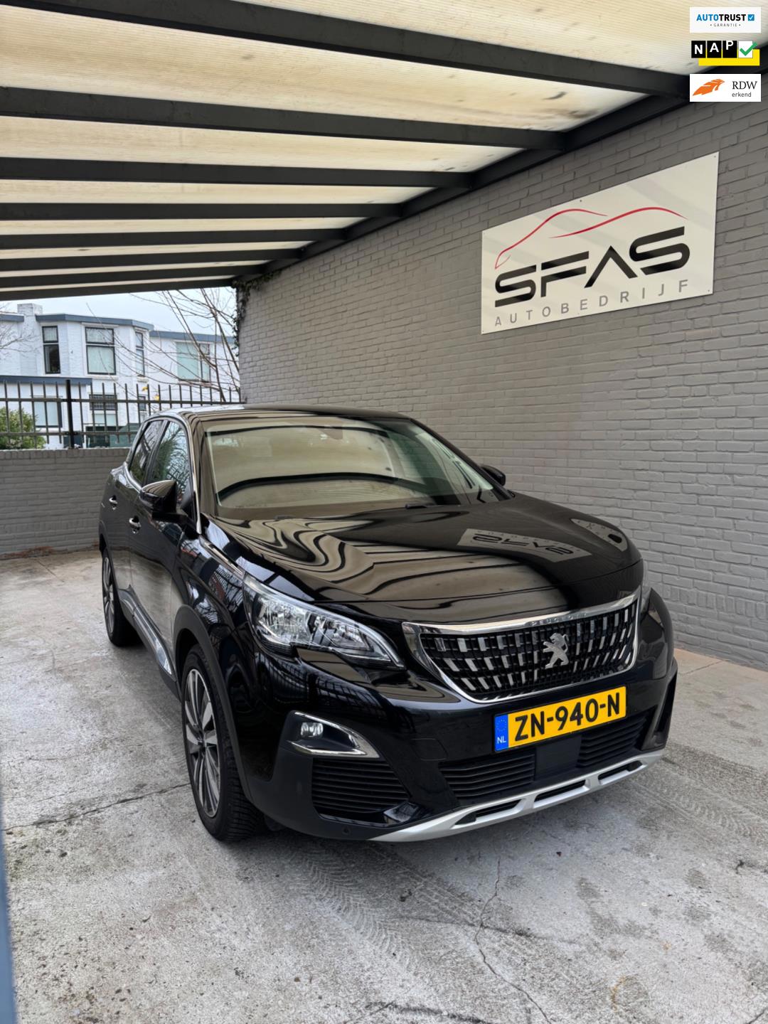 Peugeot 3008 1.2 PureTech 131pk Eat8 2019 Zwart