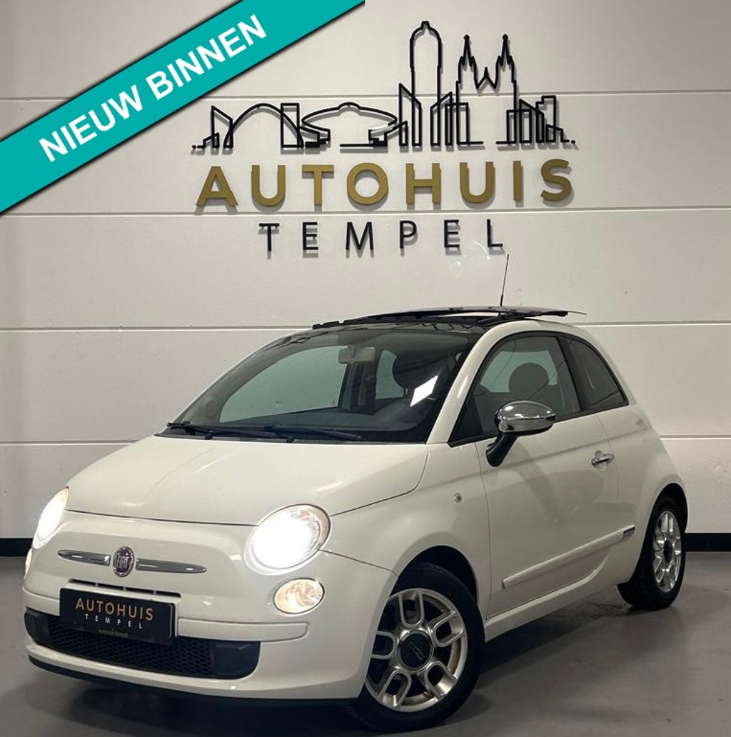 Fiat 500 1.2 Sport Automaat Nap Airco Pano Climate Parkeersensoren Leder/Stof