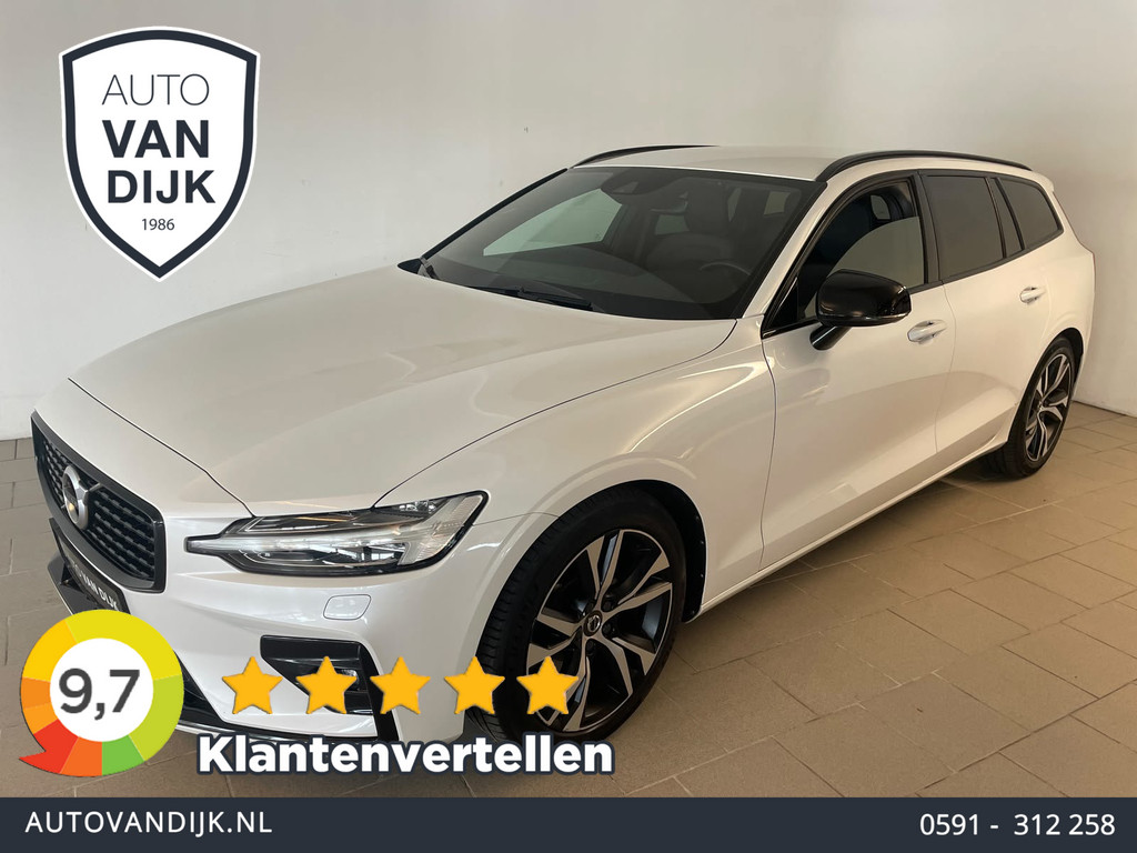 Volvo V60 2.0 B3 R-Design AUTOMAAT AIRCO NAVI CRUISE BLUETOOTH ELEK STOELEN HARMAN KARDON VELGEN CAMERA PRIVACYGLAS NETTE AUTO