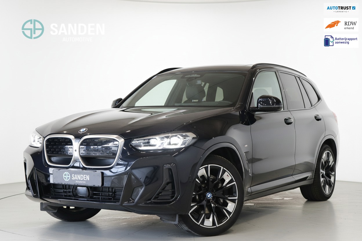 BMW IX3 High Executive 80 kWh| M Sport|SOH 97.5% |Navi|Panodak|LED|Leder|Elec-stoelen|Head Up|Camera|Trekhaak|Harman Hardon|20inch