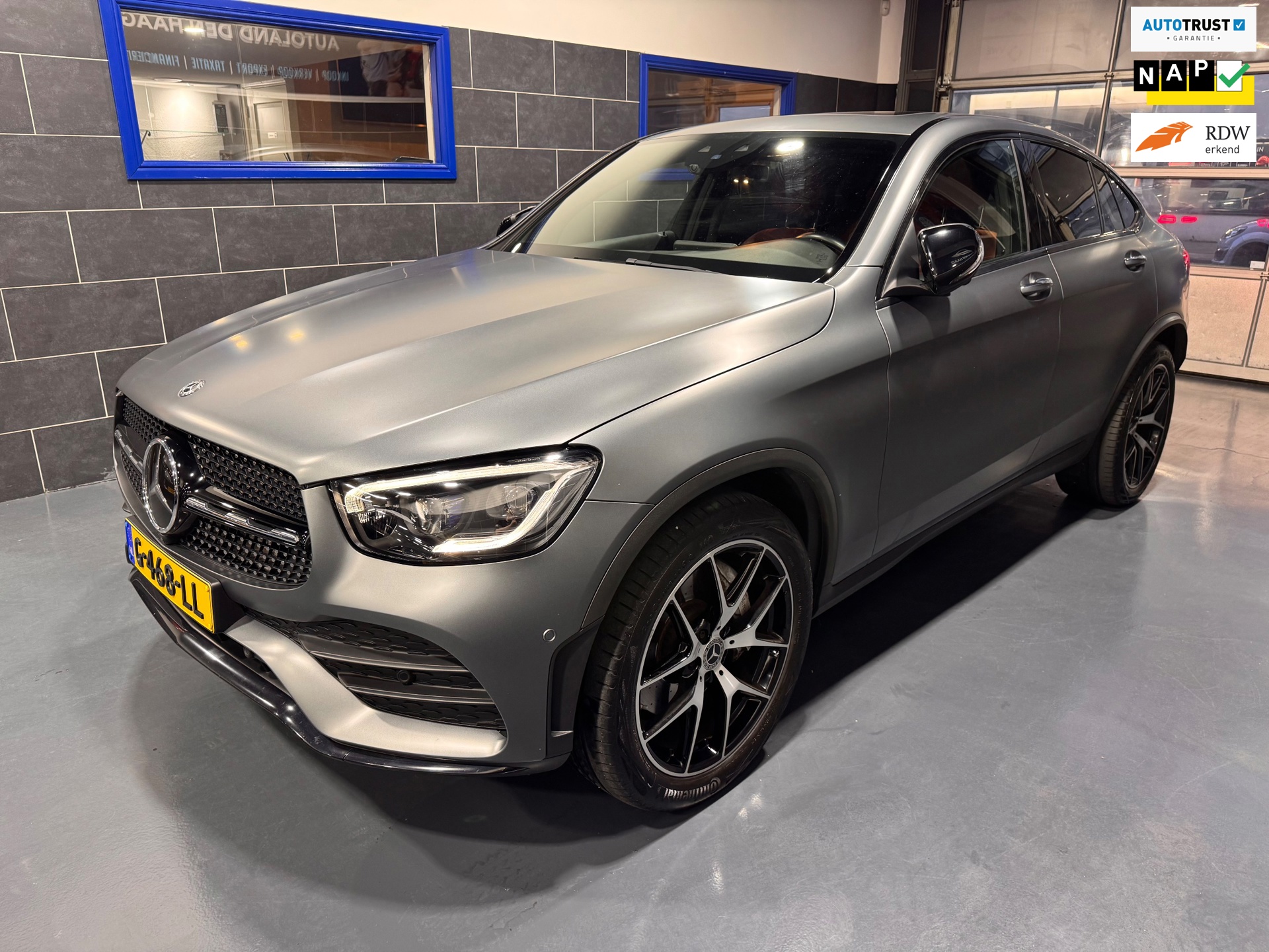 Mercedes-Benz GLC-klasse Coupé 200 Premium - AMG - Pano - Leder - Memory - Burmester - LED - Sfeerverlichting