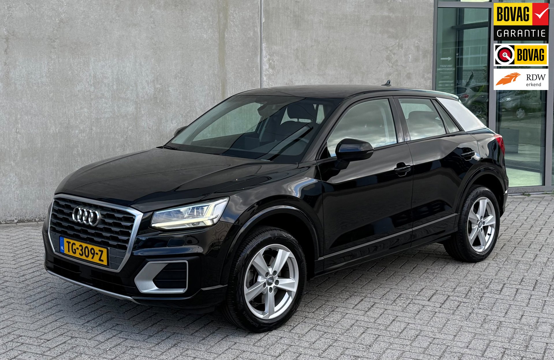 Audi Q2 1.0 TFSI Sport Pro Line S 2018 Zwart LED|NAP|PDC