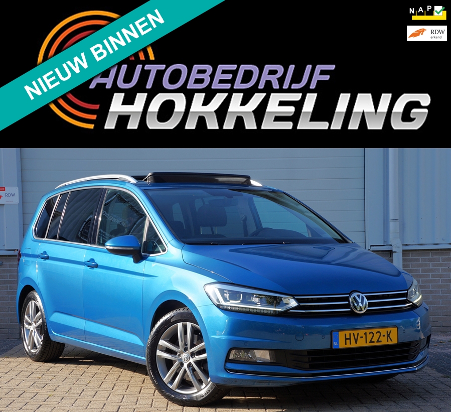 Volkswagen Touran 1.4 TSI Highline 150pk; Automaat+Panorama=ZEER MOOI !!
