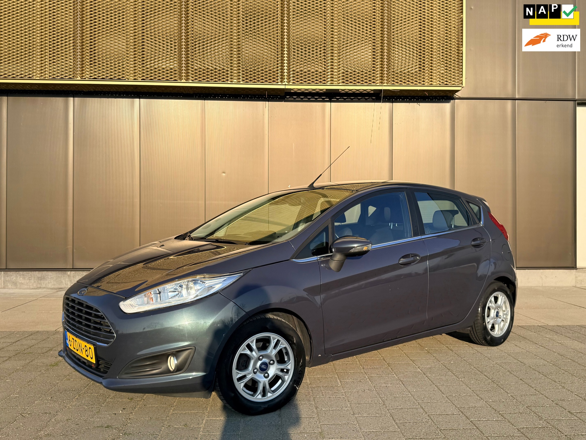 Ford Fiesta 1.6 TDCi Lease Titanium | Keyless | Navi | Sony Blueth| Cruise | PDC | Clima | Start-stop | LM Velgen