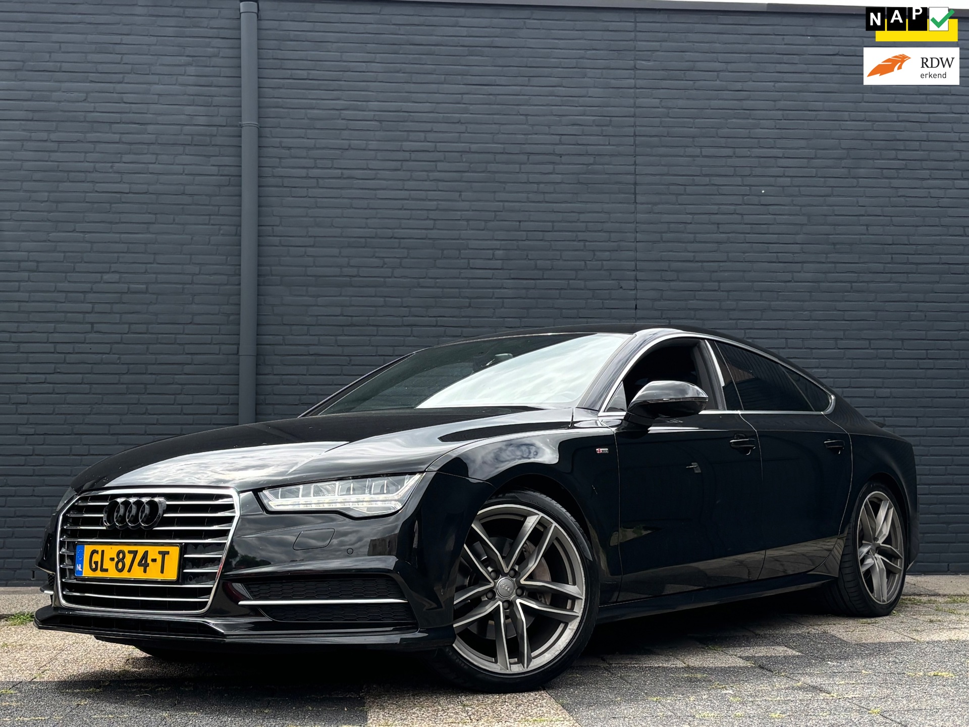 Audi A7 Sportback 2.0 TFSI | 3 x S-Line | Stoelverwarming | Leder | NAP | 252 PK