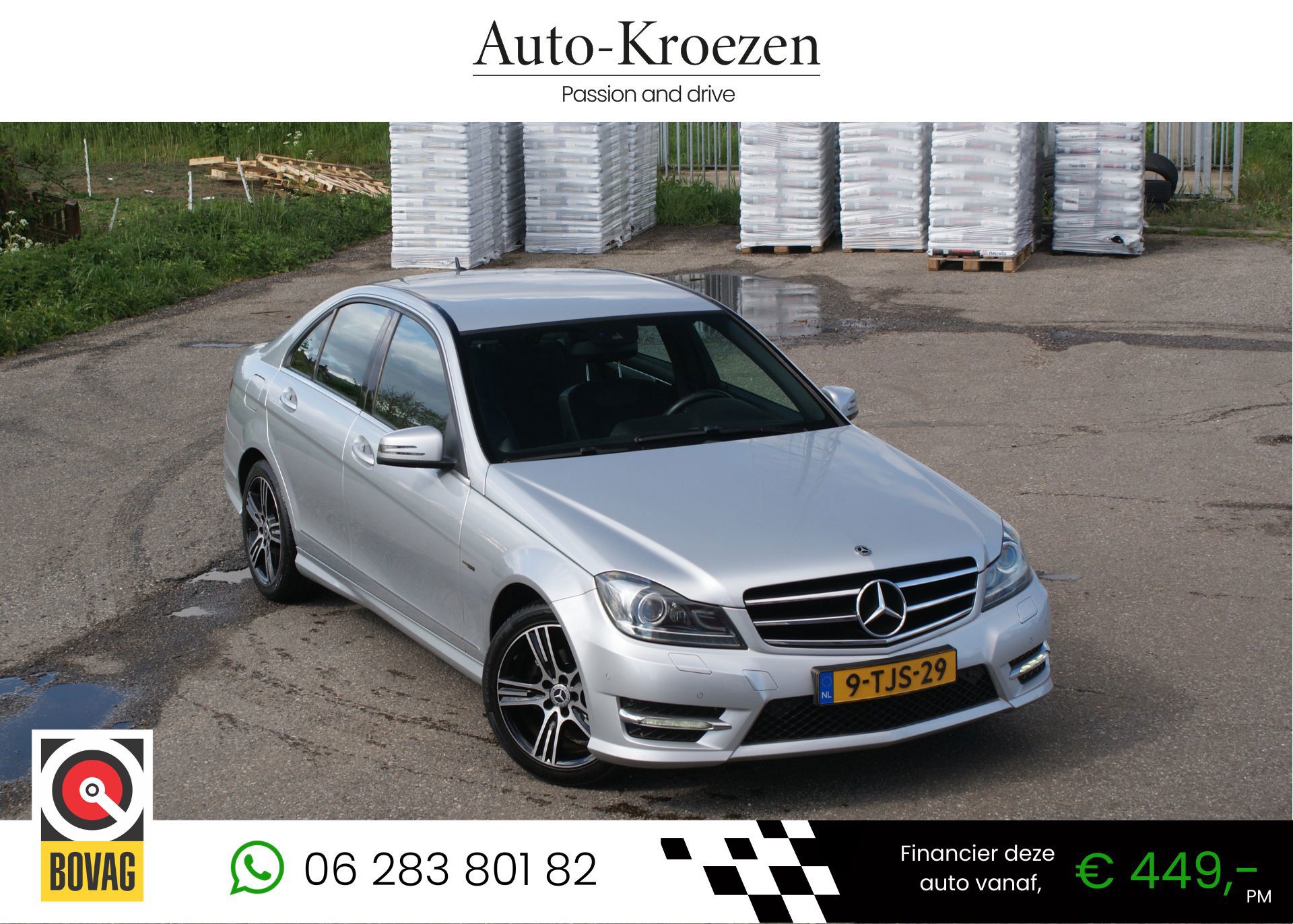Mercedes-Benz C-klasse 180 ///AMG Pakket | Org NL Auto | Navigatie | Led |