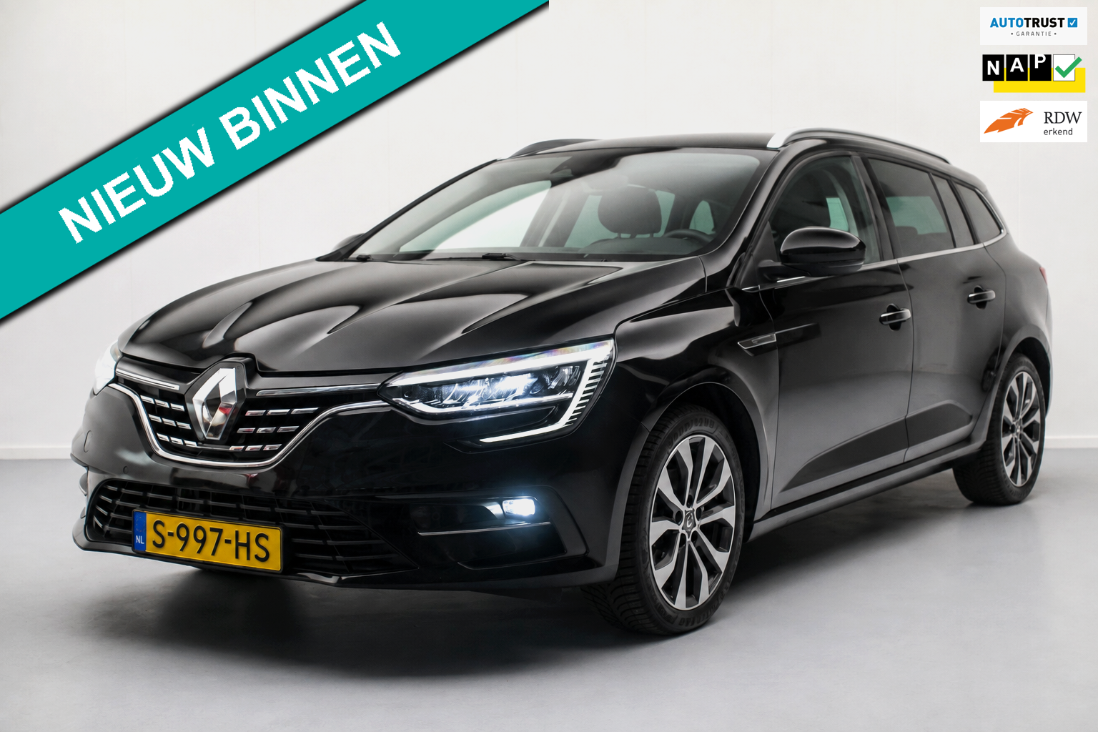 Renault Mégane Estate 1.3 TCe 140PK Techno Automaat NL-auto 1e Eigenaar [ Trekhaak Sfeerlicht Carplay Camera Digital Dashboard ]