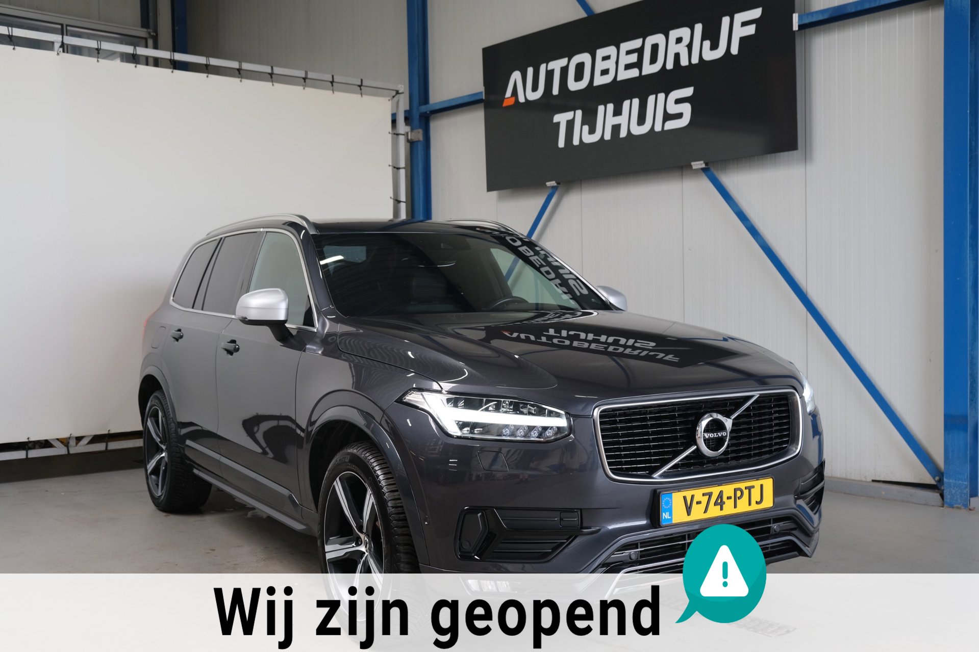 Volvo XC90 2.0 D5 AWD R-Design > Grijs kenteken <