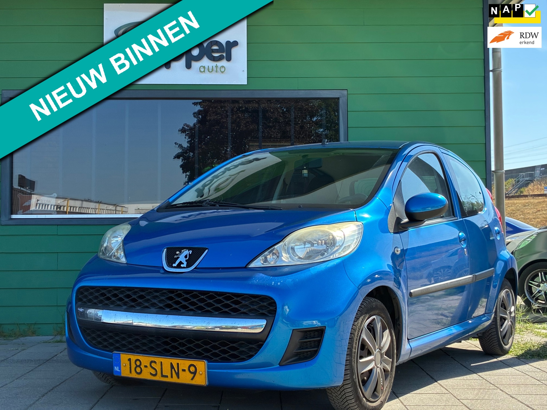 Peugeot 107 1.0-12V Blue Lease|2e Eigenaar|Airco|Navigatie|Carplay|Elektr.ramen|NAP|