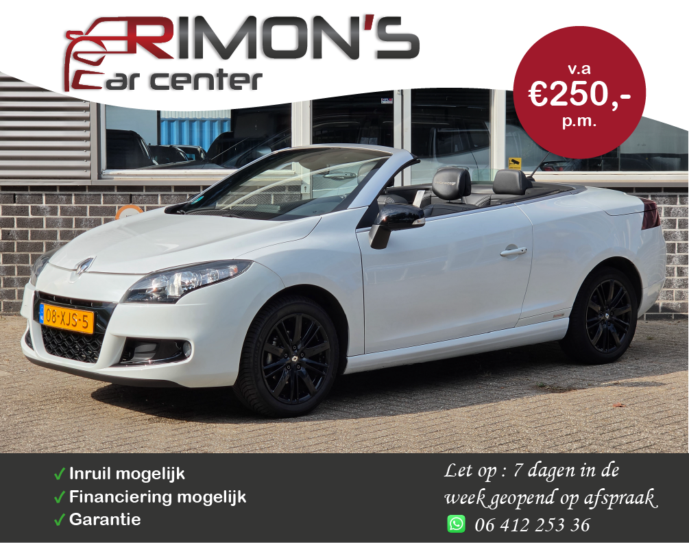Renault Mégane Coupé-Cabriolet 1.4 TCE Monaco GP Leder Stoelverwarming Navi