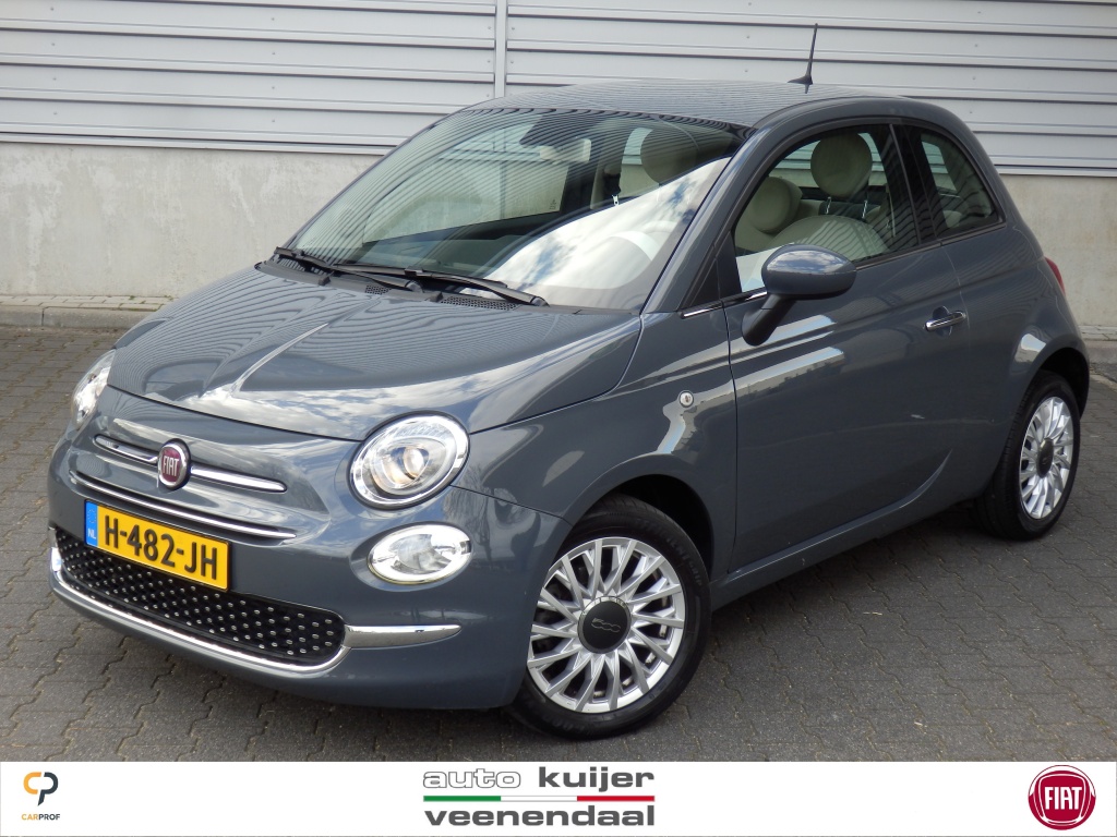 Fiat 500 85pk | Lounge | Airco | Navi | Apple carpl. Andr. Auto |