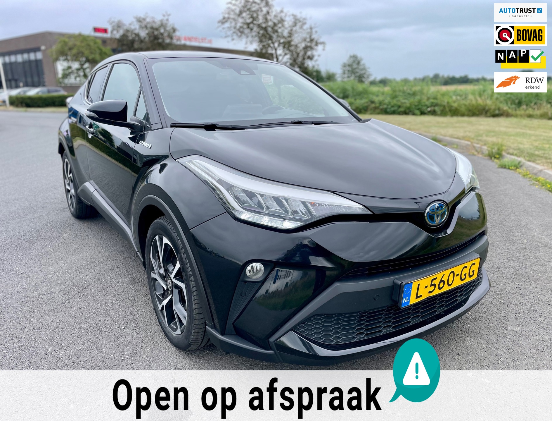 Toyota C-HR 2.0 Hybrid Dynamic, Aut, 184pk, Acc, Cam, Pdc, Navi, Carplay, LED, Lmv, 1e eig afk, Geen import, Nap, Dealer oh!