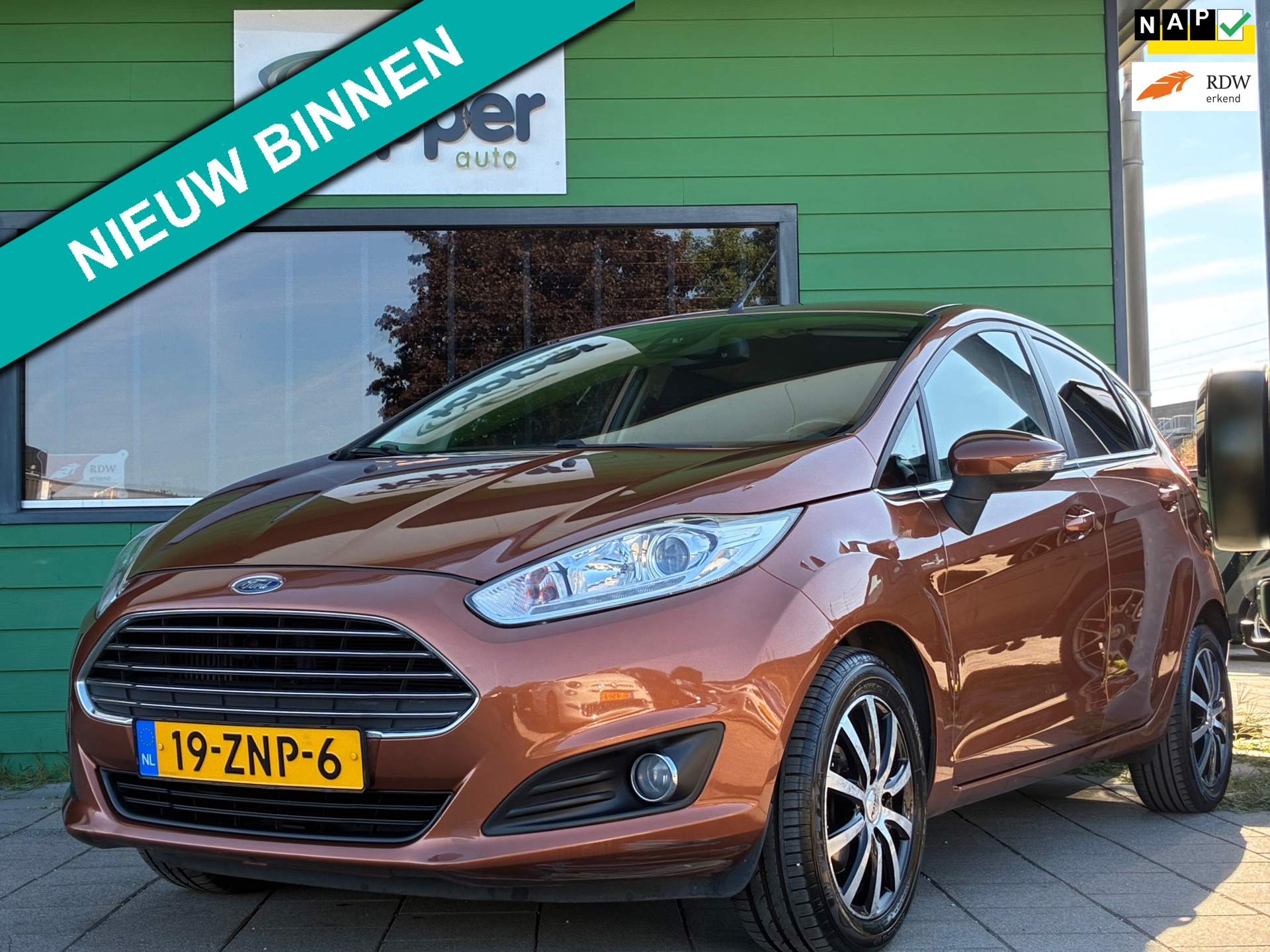Ford Fiesta 1.0 EcoBoost Titanium|1e Eigenaar|CruiseControl|Climatronic|Elektr.ramen|Nieuwe APK|NAP|