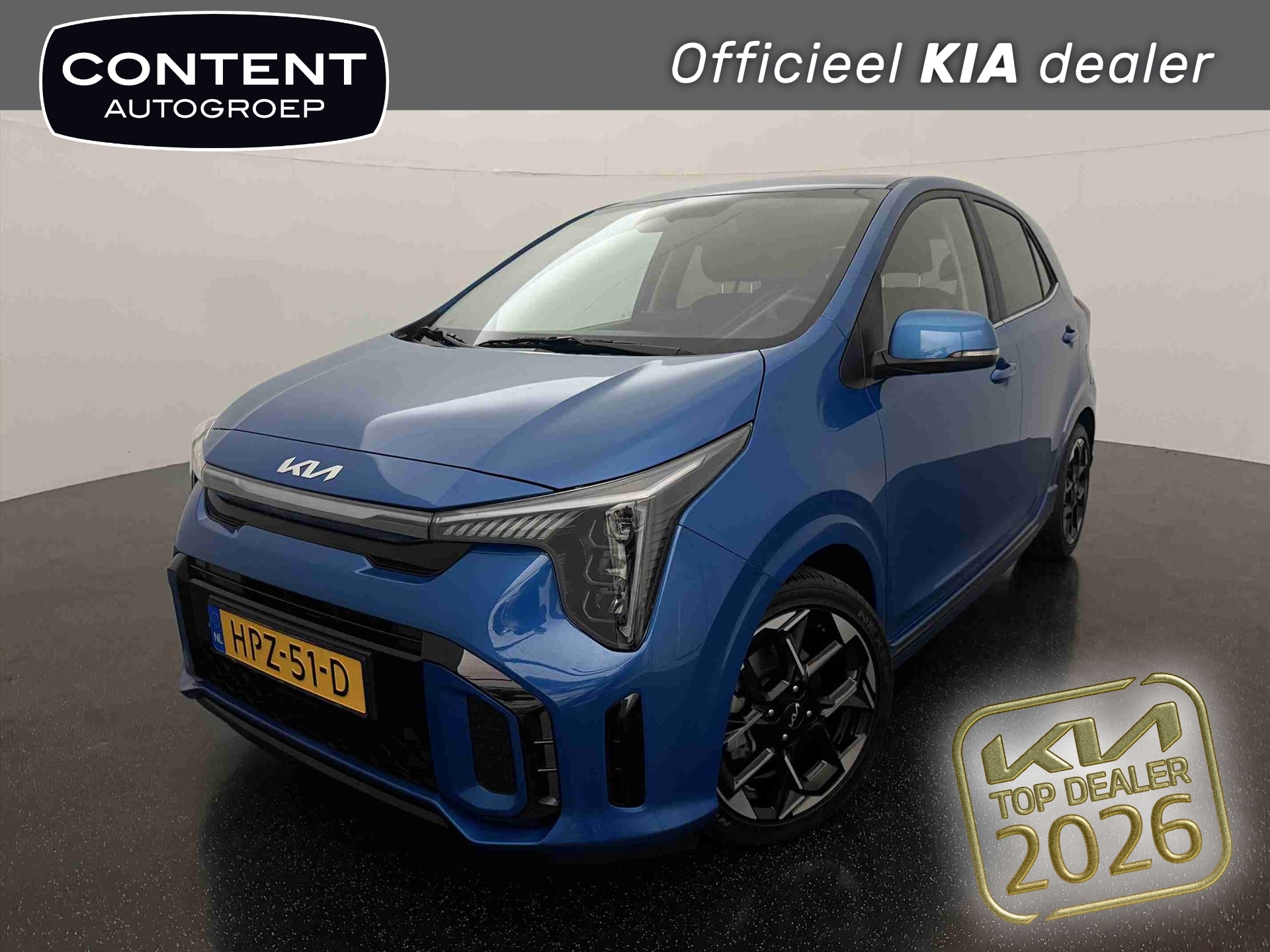 Kia Picanto 1.0 DPi 63pk 4-zits GT-Line | Schuif-/Kanteldak | Stoel- Stuurwielverwarming