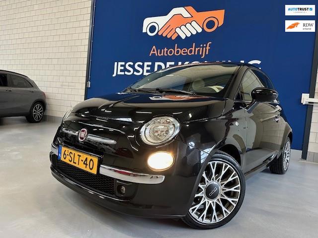 Fiat 500 0.9 TwinAir Lounge / bj.2013 / panoramadak / airco/ sportvelgen / stereo / etc. / NAP met 129789 km.en APK tot 02/2027.