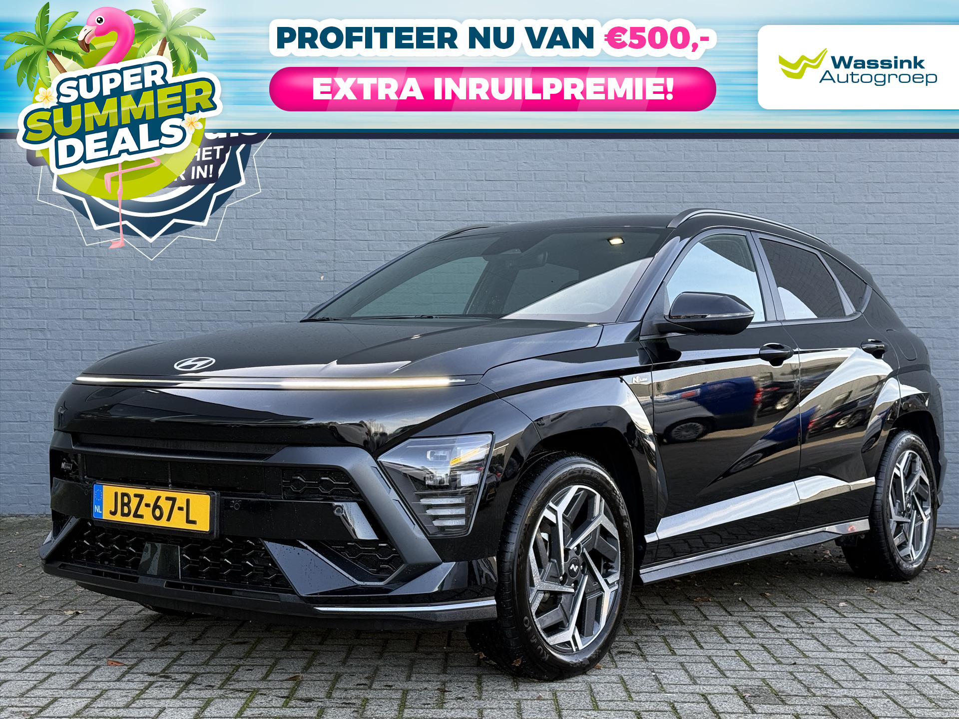Hyundai Kona 1.6 GDI HEV 141pk DCT N-Line Edition | Summer Deal