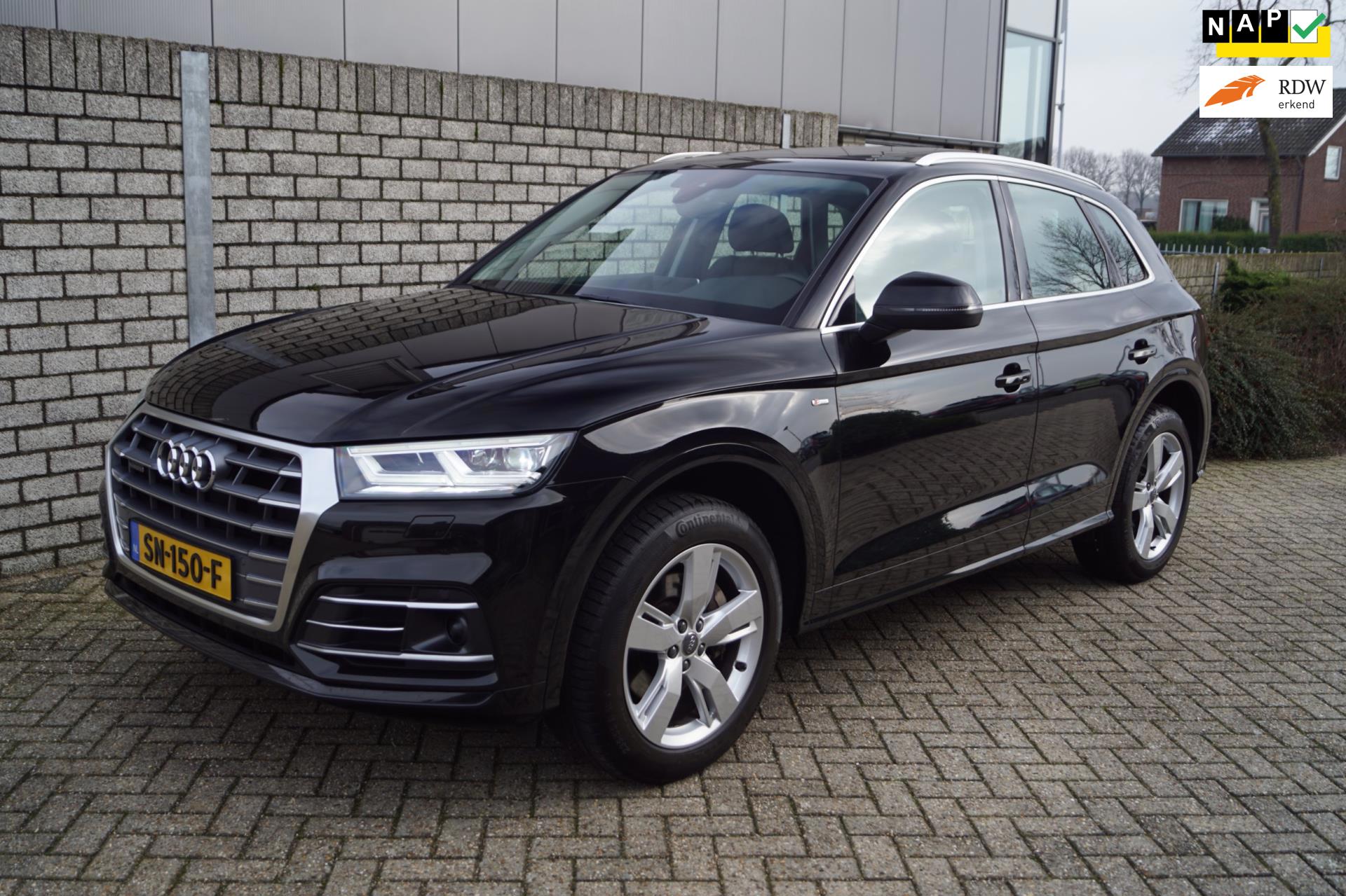 Audi Q5 2.0 TFSI quattro Sport Pro Line S Autom Panodak Leder/Alcantara Adaptieve Cruise Navi Camera Clima 2x PDC LMV ENZ