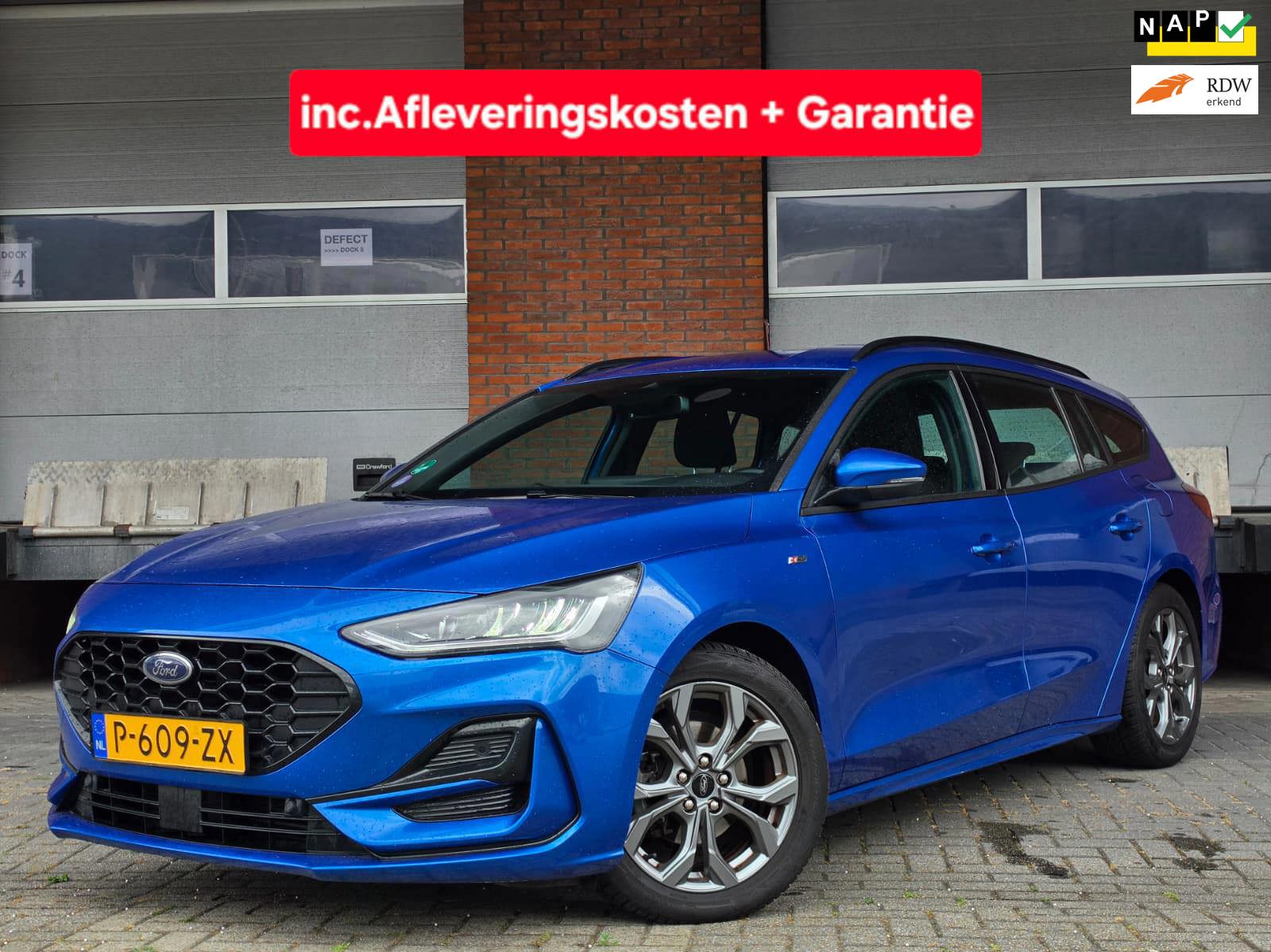 Ford Focus Wagon 1.0 EcoBoost Hybrid ST Line|NL auto|Parkeersensoren