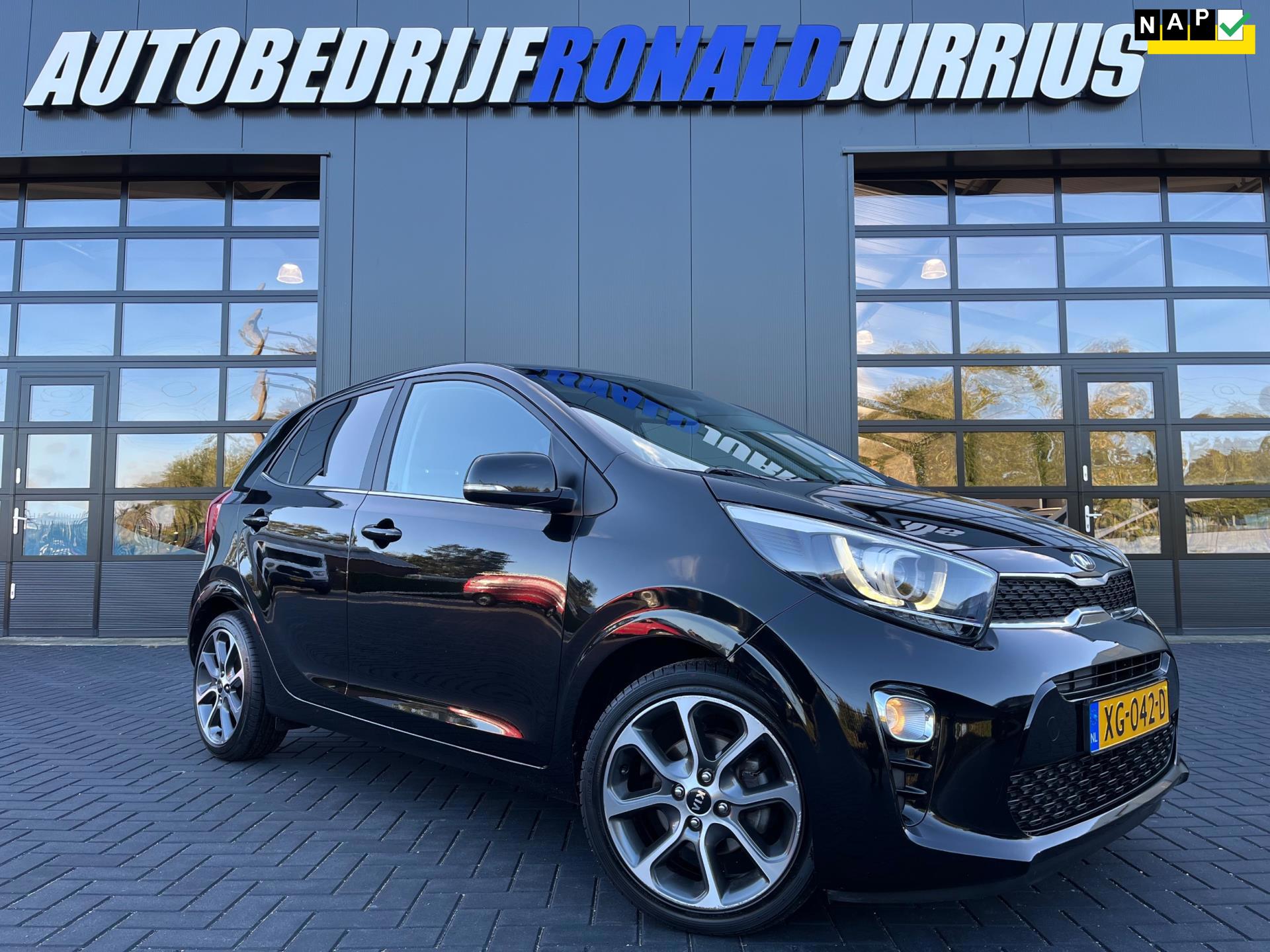 Kia Picanto 1.0 CVVT Design Edition NL.Auto/Navigatie/Camera/Cruise control/Climatronic/Leder/2De Eigenaar/Dealer Onderhouden