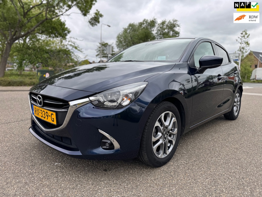 Mazda 2 1.5 Skyactiv-G GT-Luxury / airco / cruise.control / navigatie / lmv / pdc / camera / leder / nap....