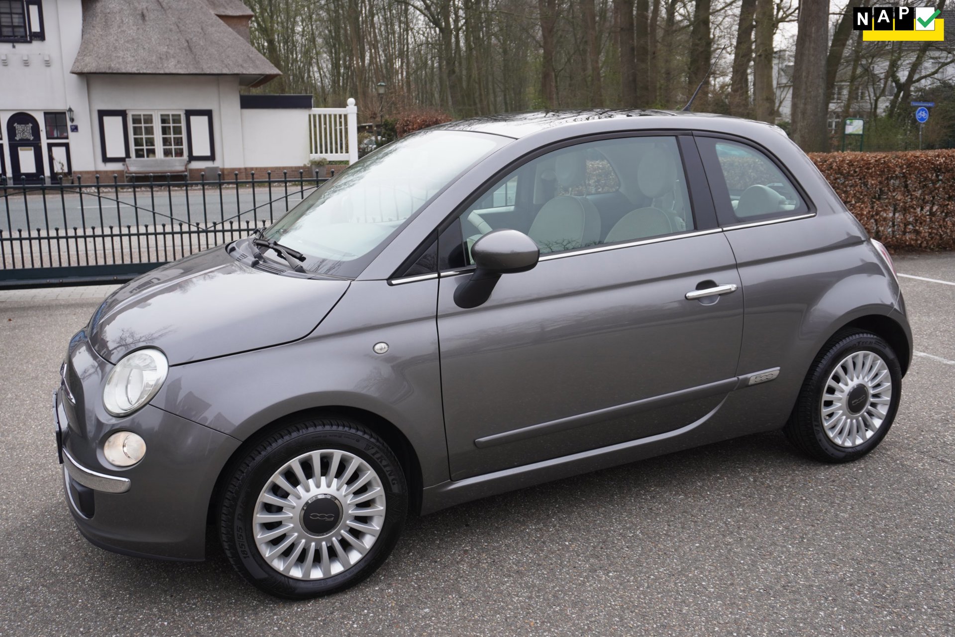 Fiat 500 1.2 Lounge Airco Automaat Parkeersensoren Lm Velgen