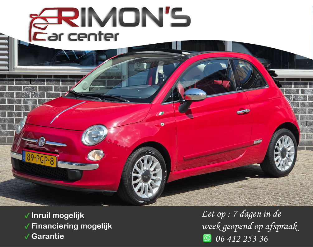 Fiat 500 C 0.9 TwinAir Lounge Cabrio Leder Pdc Nap