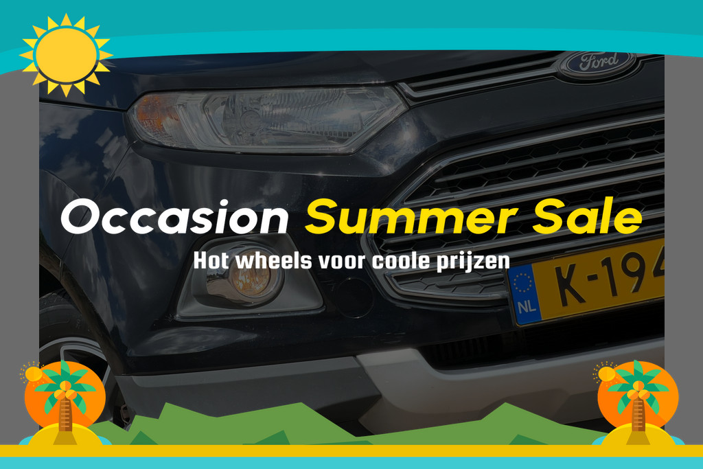 Ford EcoSport 1.0 EcoBoost Titanium - Panther Black - Nav/Winterpakket/Cruise