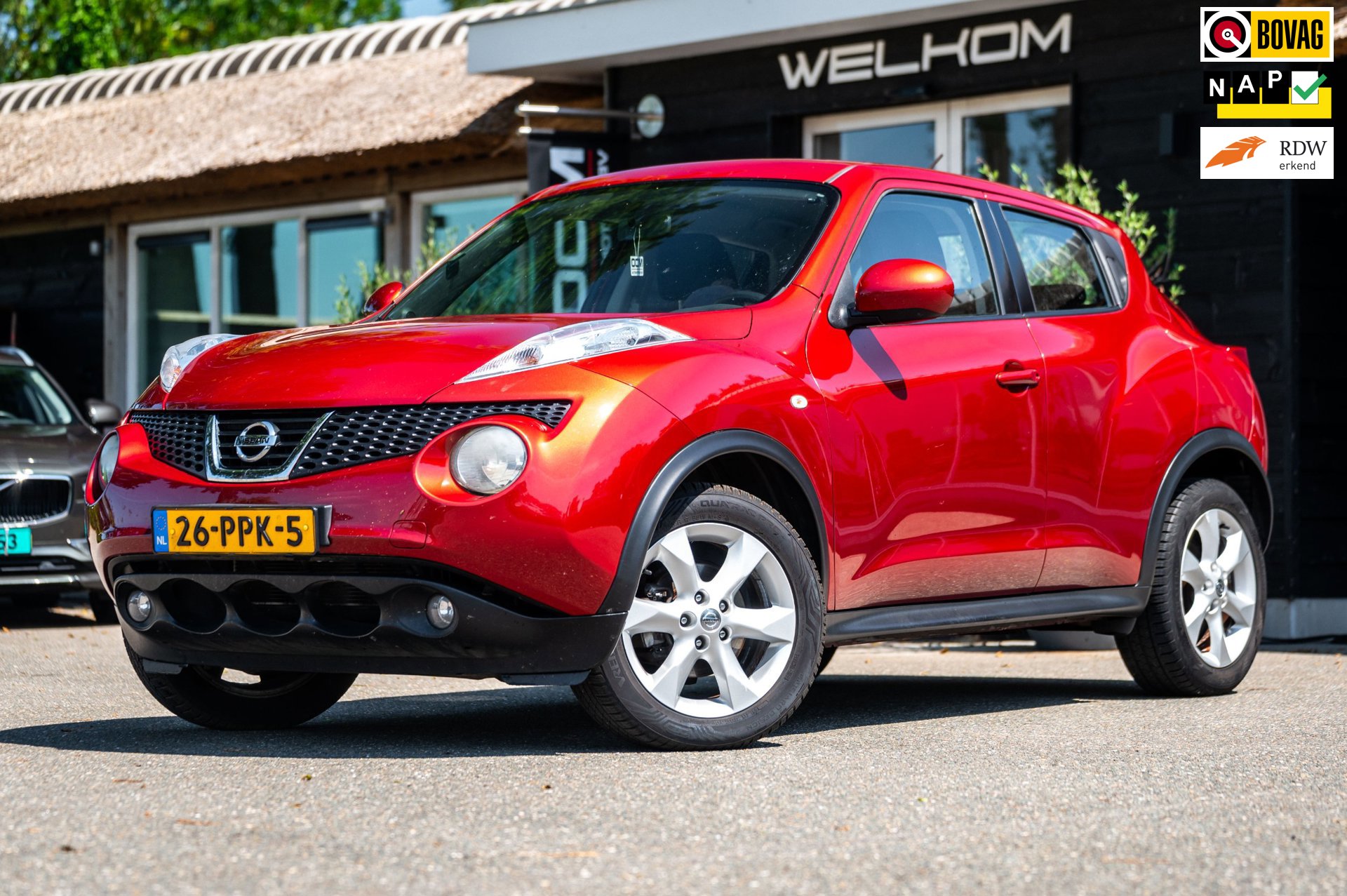 Nissan Juke 1.6 Acenta Trekhaak I Climate I Cruise I CarPlay I Android I NL Auto I NAP I 4 Seizoen banden