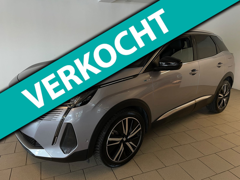 Peugeot 3008 1.6 HYbrid 225 GT Pack AUTOMAAT AIRCO CLIMA NAVI CRUISE APPLE CARPLAY ELEK KLEP ALCANTARA ZEER NETTE AUTO
