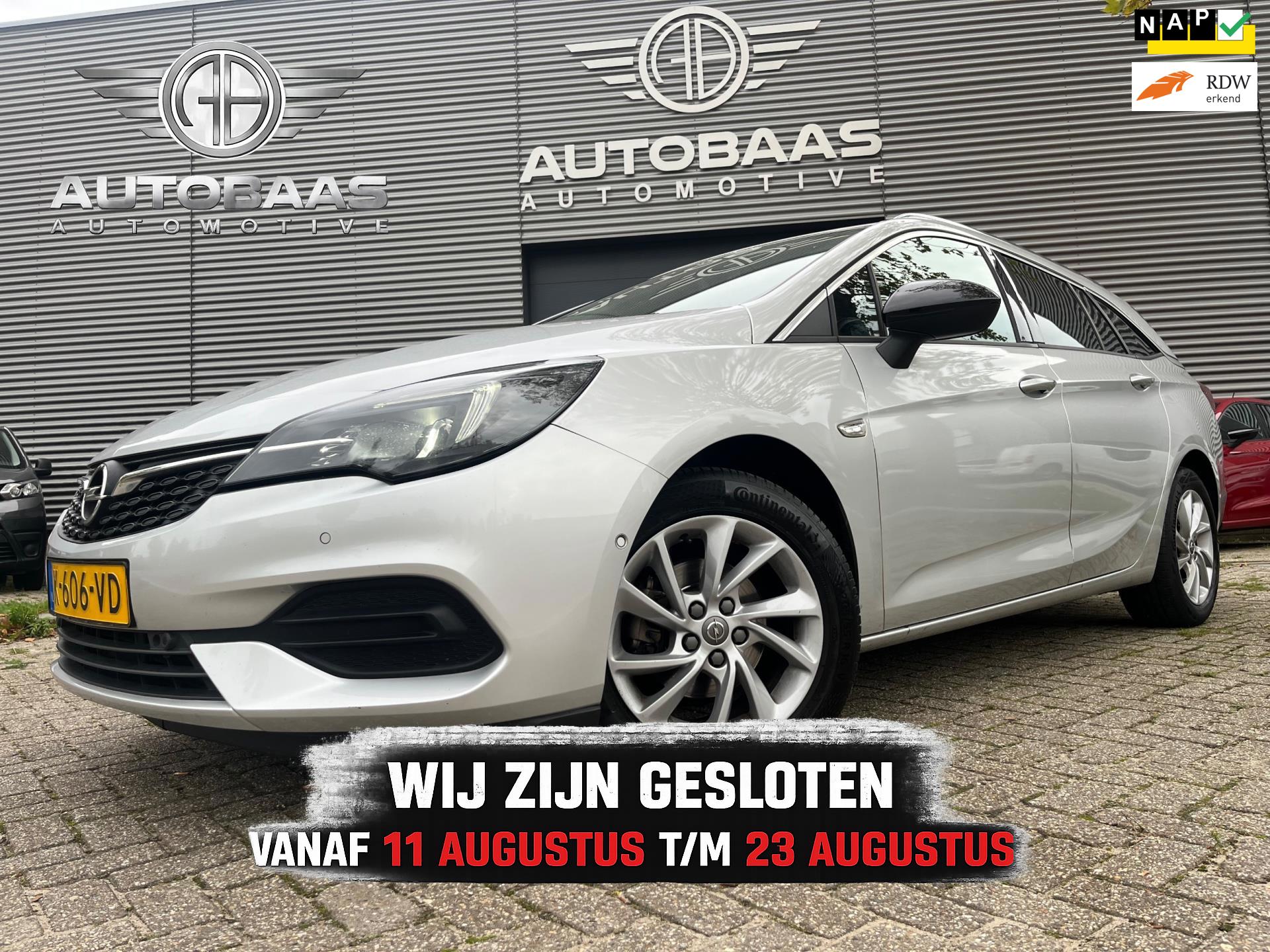 Opel Astra Sports Tourer 1.4 Business Elegance AUTOMAAT+NL-AUTO+NAP+1EIG+NAVI+TREKHAAK+CAMERA+STOELVERMING+INCL BTW+