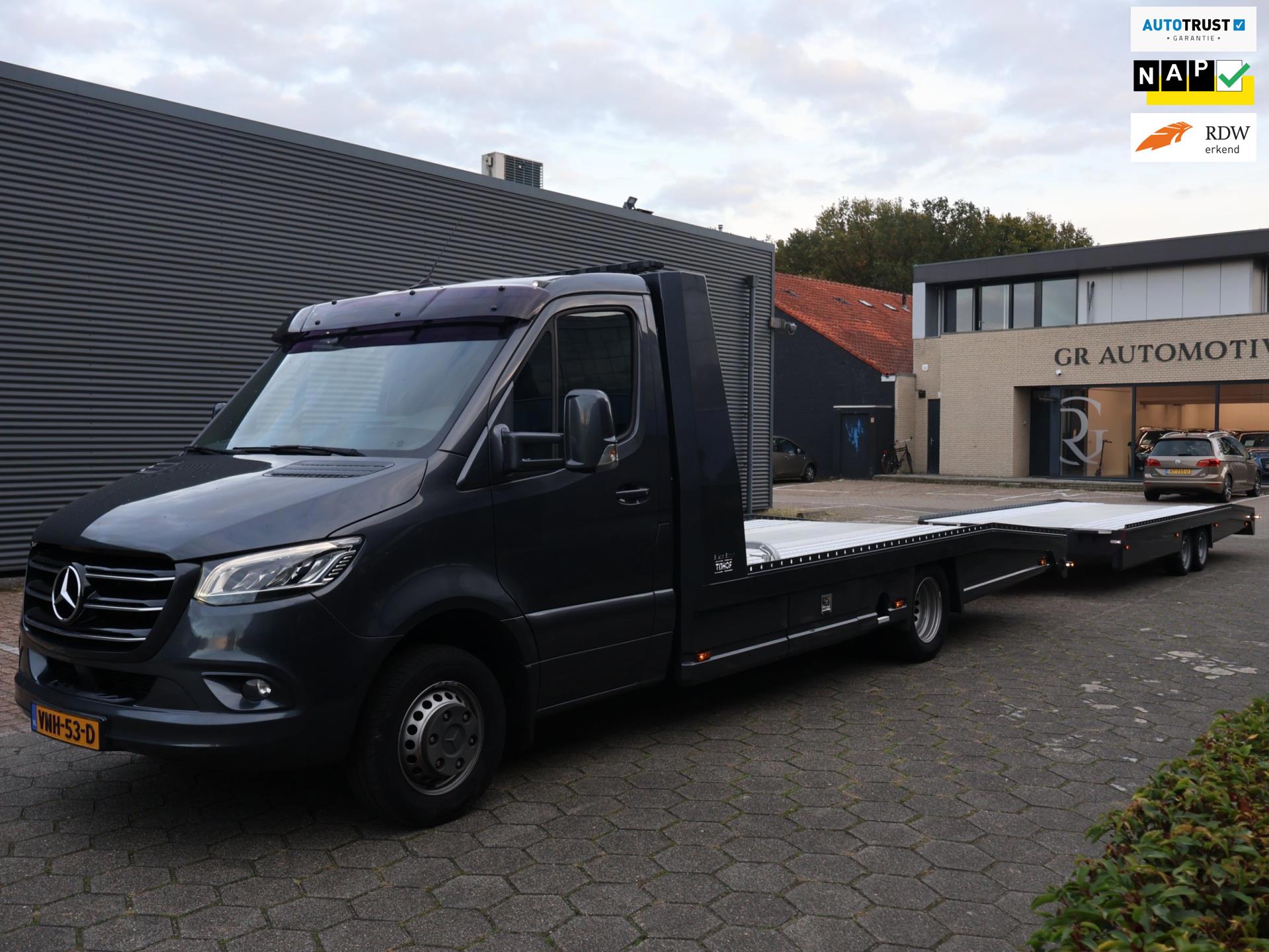 Mercedes-Benz Sprinter 519 V6 Tijhof Special Edition Automaat Oprijwagen Autoambulance Autotransporter
