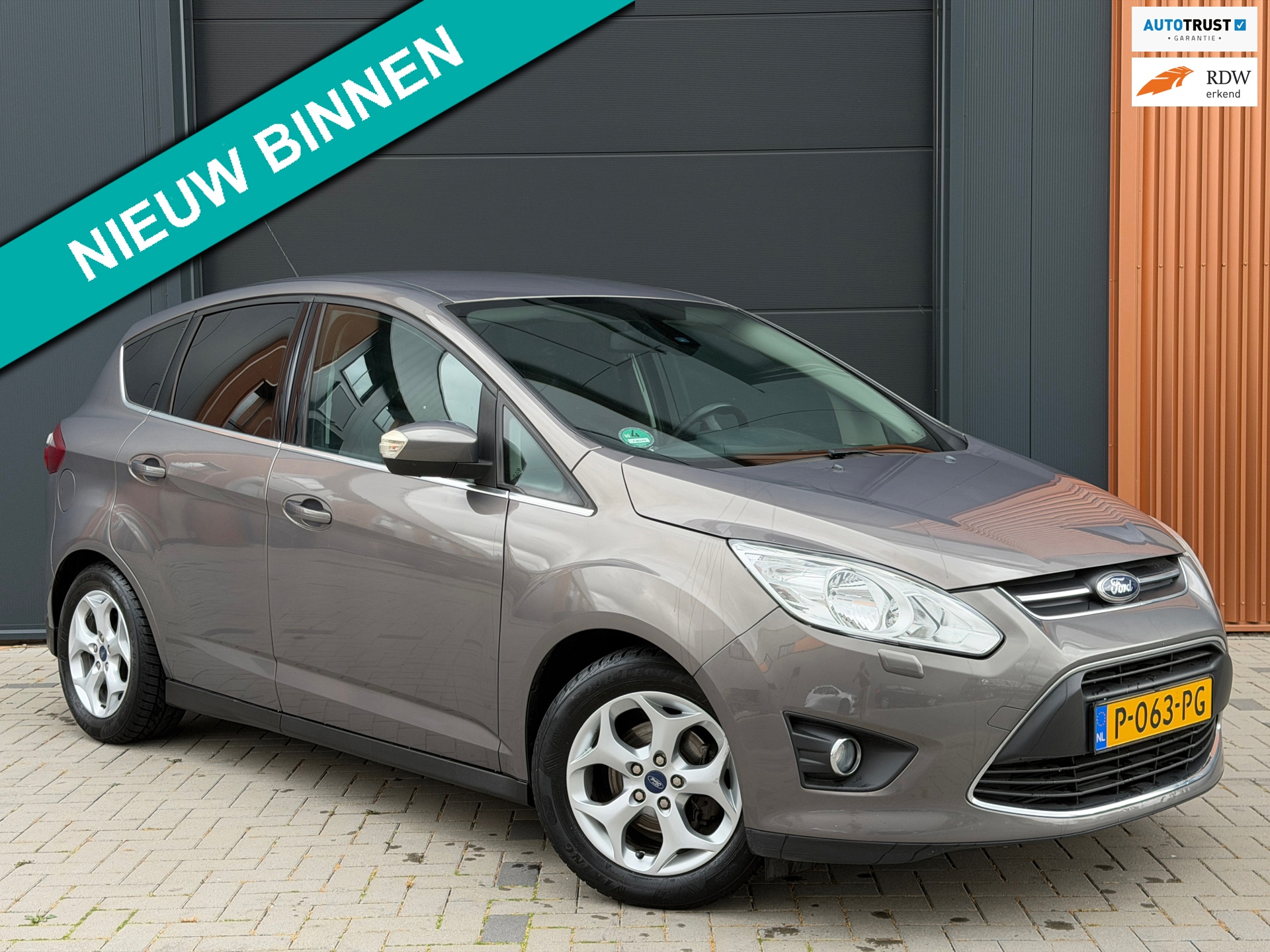 Ford C-Max 1.6 Titanium|Dis.riem vervangen|Trekhaak|Parkeersensoren|Climate Control|Cruise Control|Bluetooth