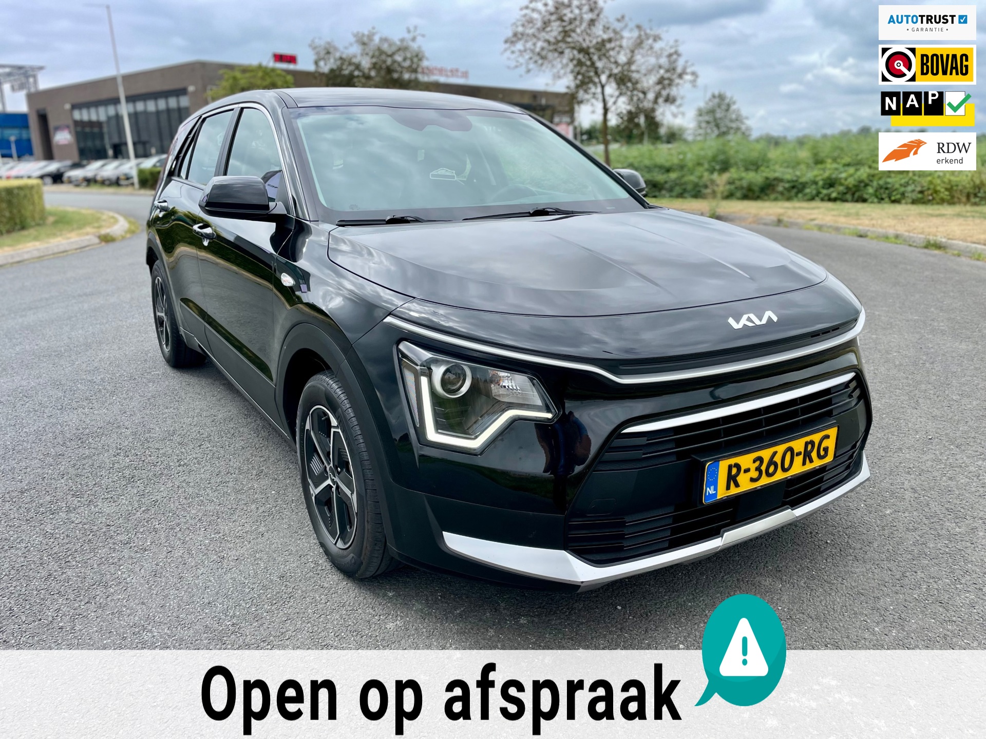 Kia Niro 1.6 GDi Hybrid ComfortLine, Aut, Acc, Cam, Carplay, Lmv, Climate, 1e eig afk, Geen import, Nap, Goed oh!