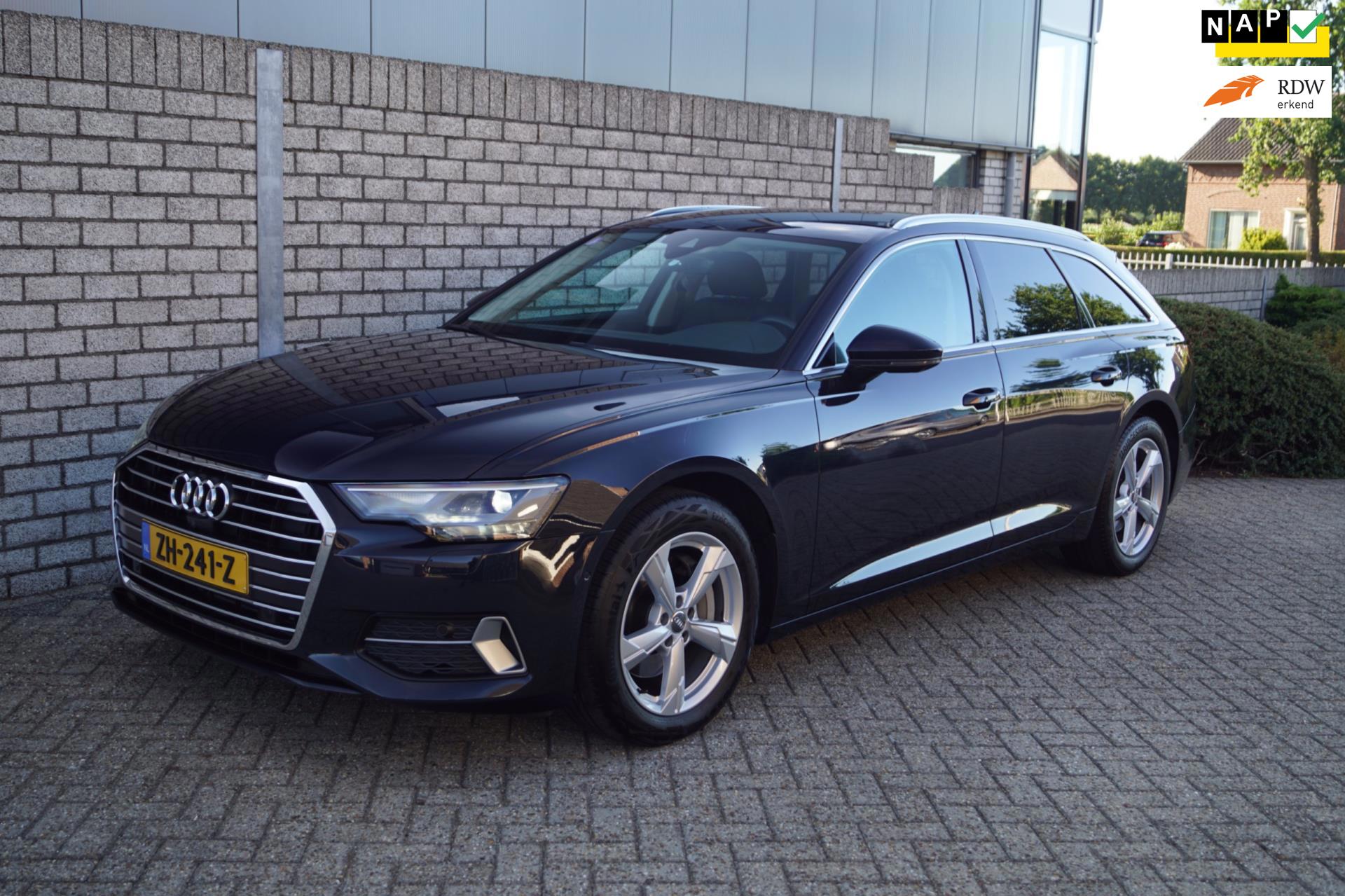 Audi A6 Avant 45 TFSI Sport Lease Edition Autom Leder Xenon Navo 360 Camera Clima 2x PDC LMV Trekhaak ENZ NL Auto.
