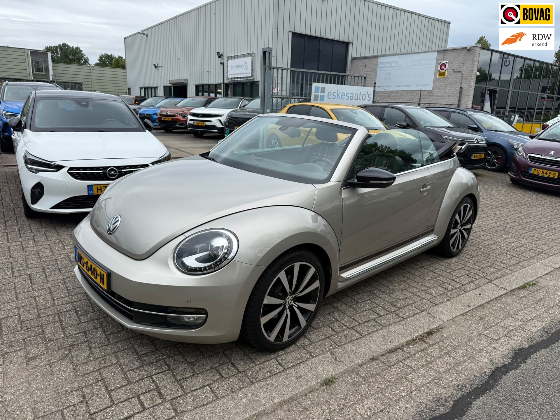 Volkswagen Beetle Cabriolet 1.4 TSI Sport BlueMotion, Automaat, Airco, fender Audio