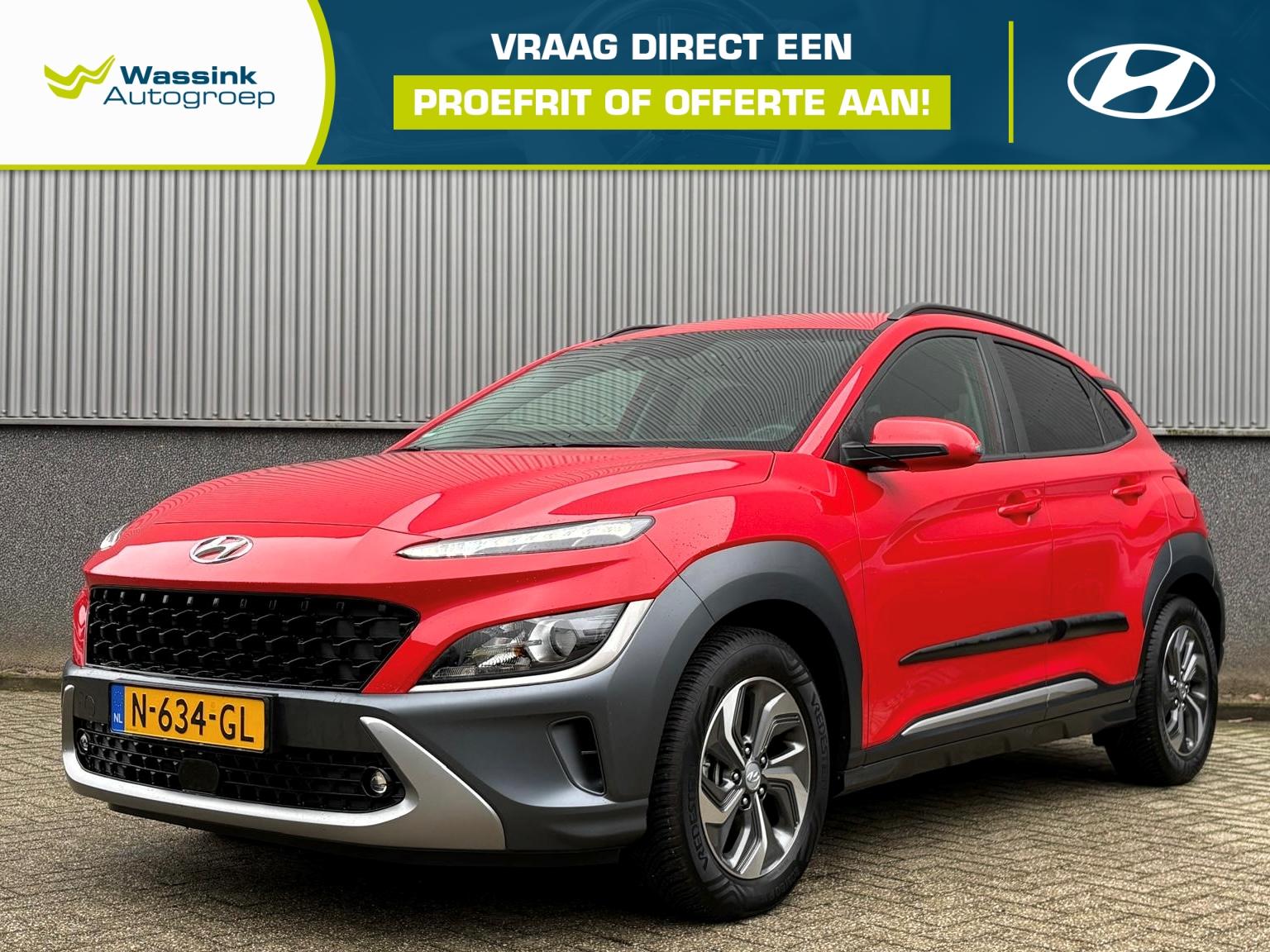 Hyundai Kona 1.6 GDI HEV 141pk DCT Fashion | Trekhaak | All-