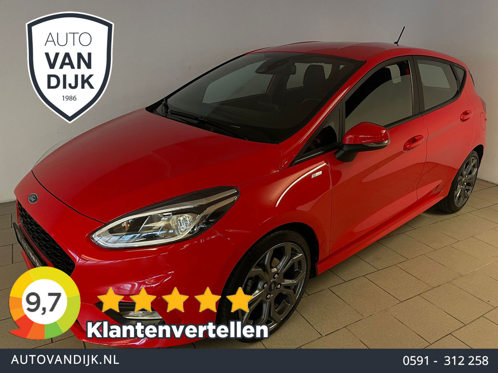 Ford Fiesta 1.0 EcoBoost ST-Line AIRCO CRUISE BLUETOOTH MULTISTUUR PARKEERSENSOREN PRIVACYGLAS VELGEN ZEER NETTE AUTO