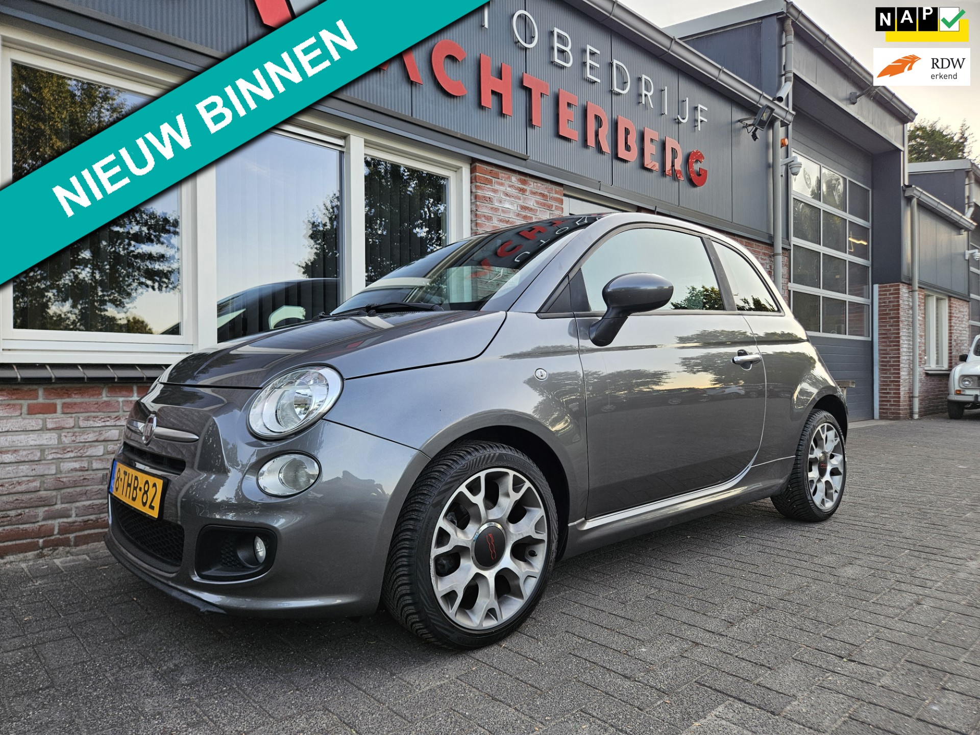 Fiat 500 0.9 TwinAir 500S Airco! Leuke/Nette Auto! NAP! Lichtmetalen Velgen!