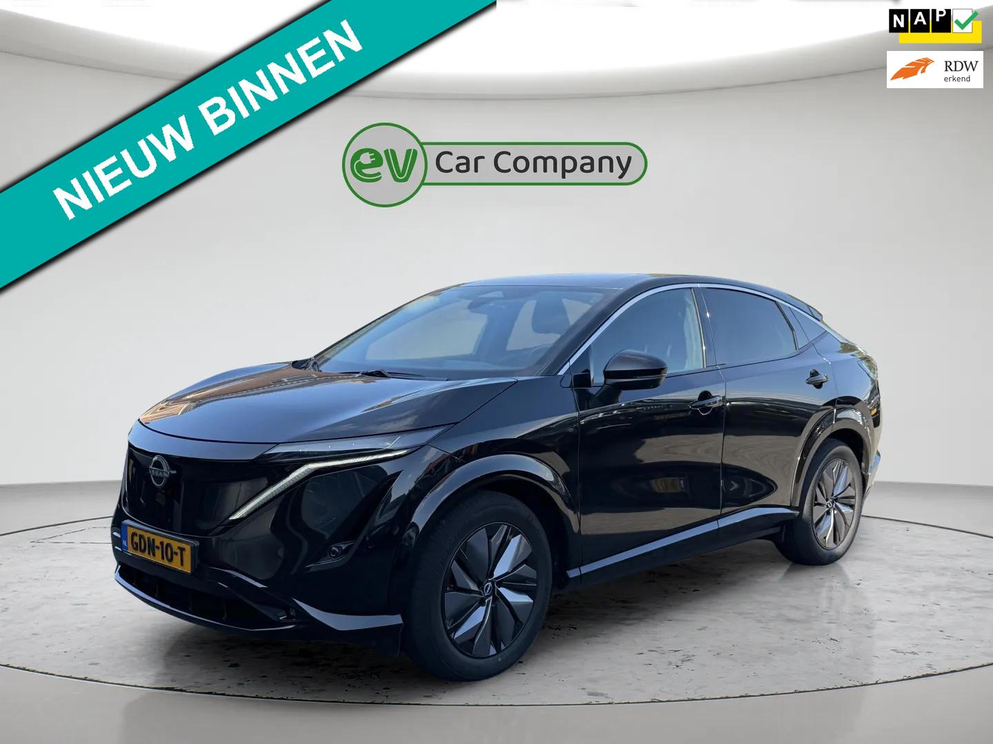 Nissan Ariya Advance 91 kWh | SOH 98% | Trekhaak | 360 Camera | CarPlay | Elektr Stoelen | Stoel + stuurverwarming | Adapt. Cruise