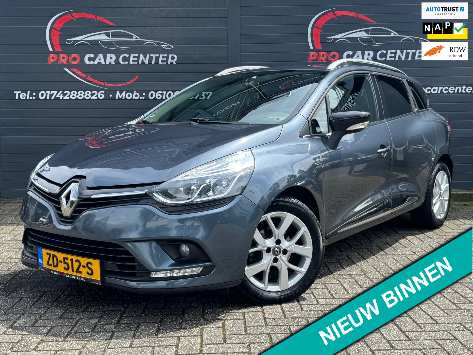Renault Clio Estate 0.9 TCe Limited AIRCO | CRUISE | CAM | PDC | 2e EIGENAAR | NAVI | EL.RAMEN | NAP | APK| LMV