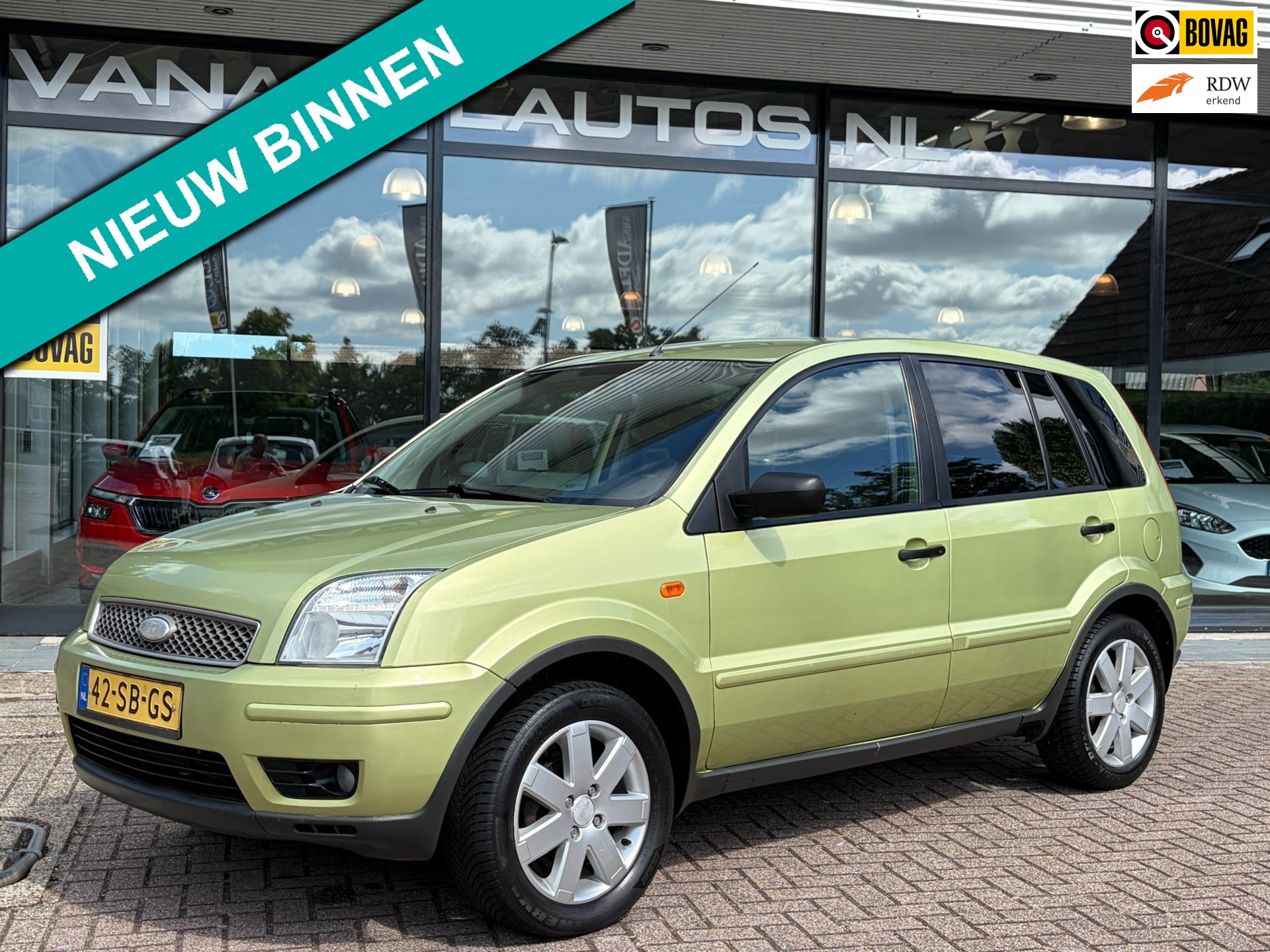 Ford Fusion 1.6-16V Futura Airco LM-Velgen Trekhaak NL-Auto NAP Nieuwe APK!