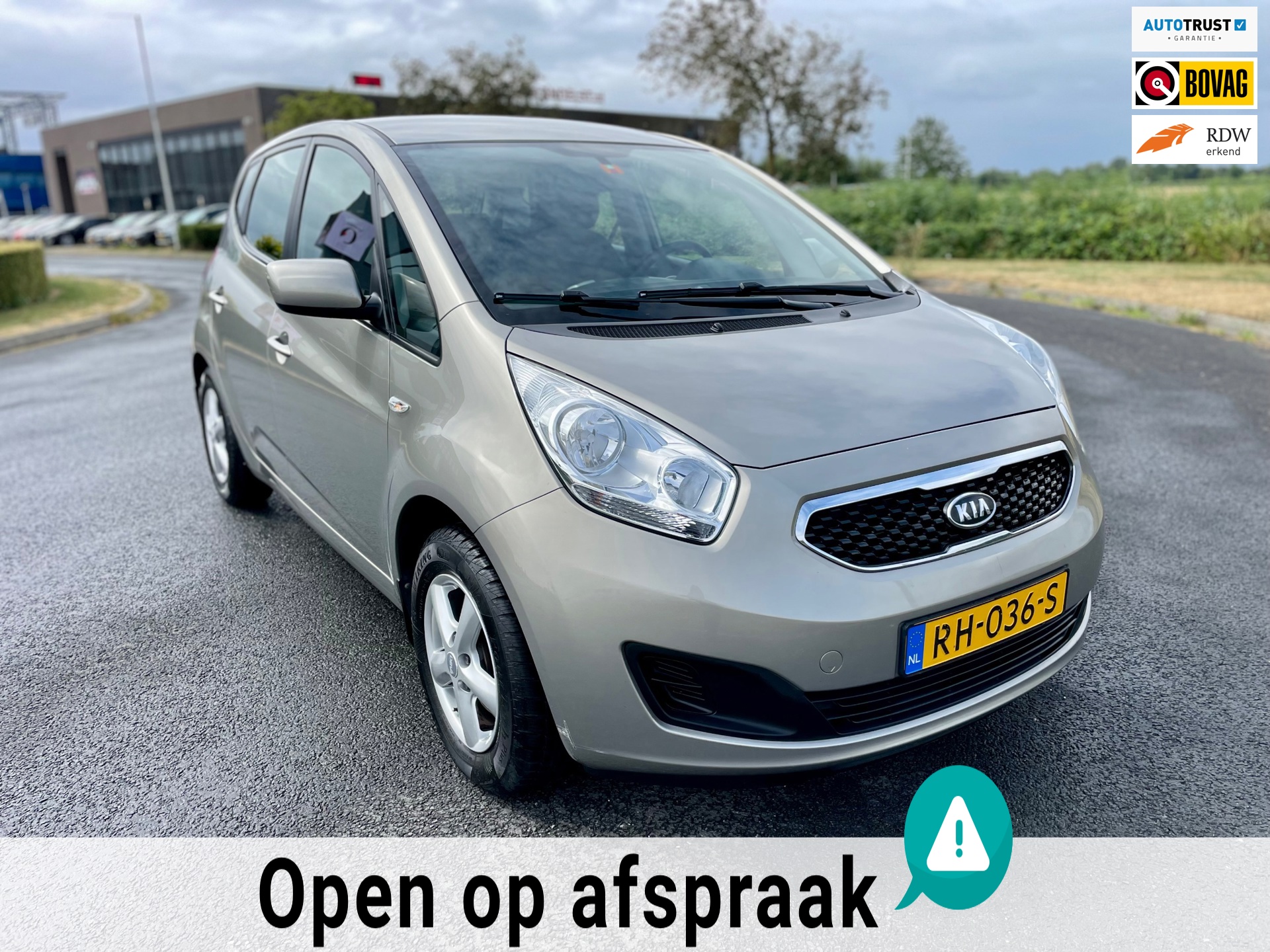 Kia Venga 1.4 CVVT, 5drs, Trekhaak, Camera, Airco, Radio-CD/MP3 speler, Elektr ramen, Lmv, Unieke kilometerstand!