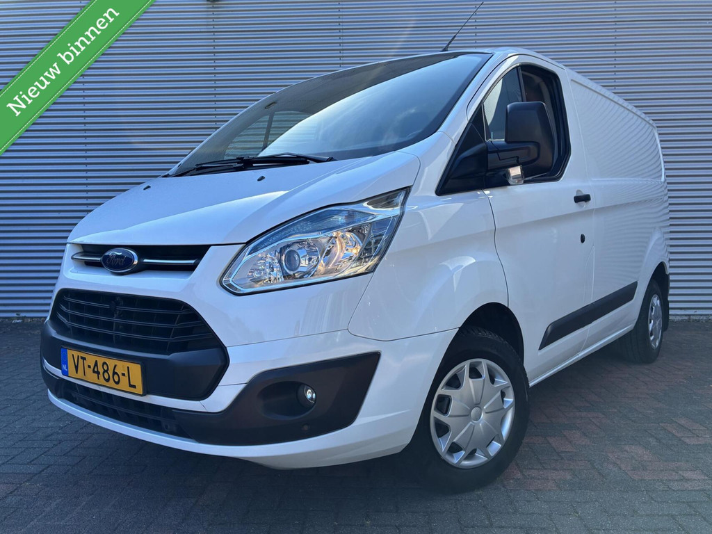 Ford Transit Custom 250 2.2 TDCI L1H1 Airco Navi 3 Zits 2016 Eerste Eigenaar NL Auto Perfecte Staat Cruise Control Trekhaak Pdc