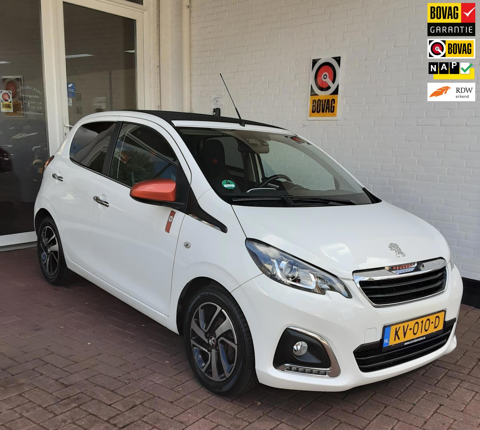 Peugeot 108 1.2 CABRIO TOP! Roland Garros * NWE DISTR.RIEM / CABRIO /CRUISE CONTROL*
